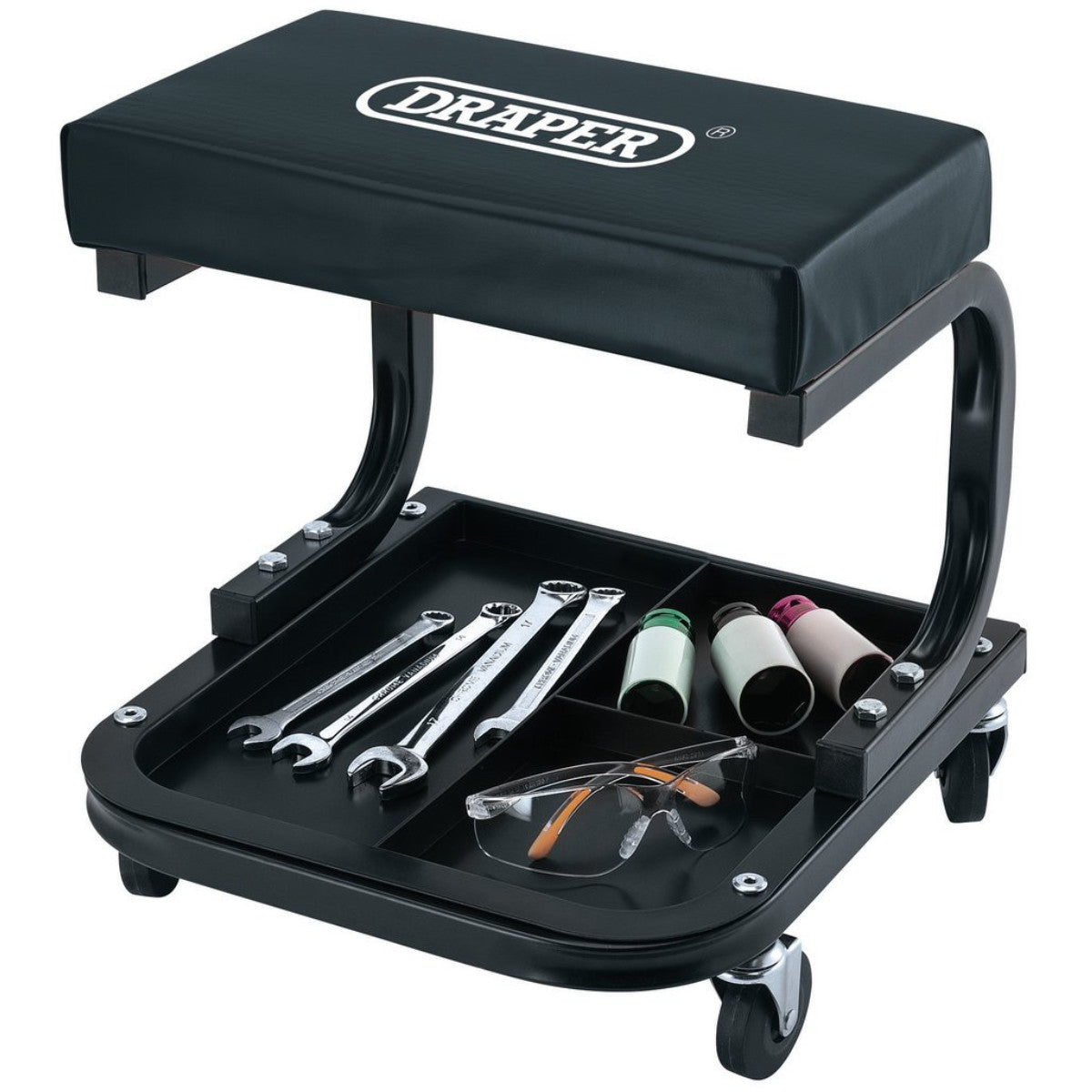 Draper Work Stool with Tool Tray 54243