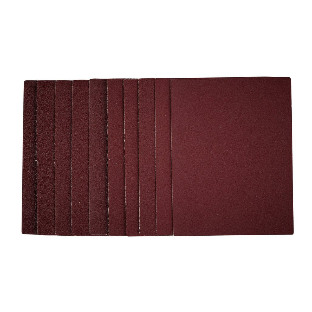 Draper 1/4 Sanding Sheets, 115 x 150mm, Assorted Grit (Pack of 10) 54824