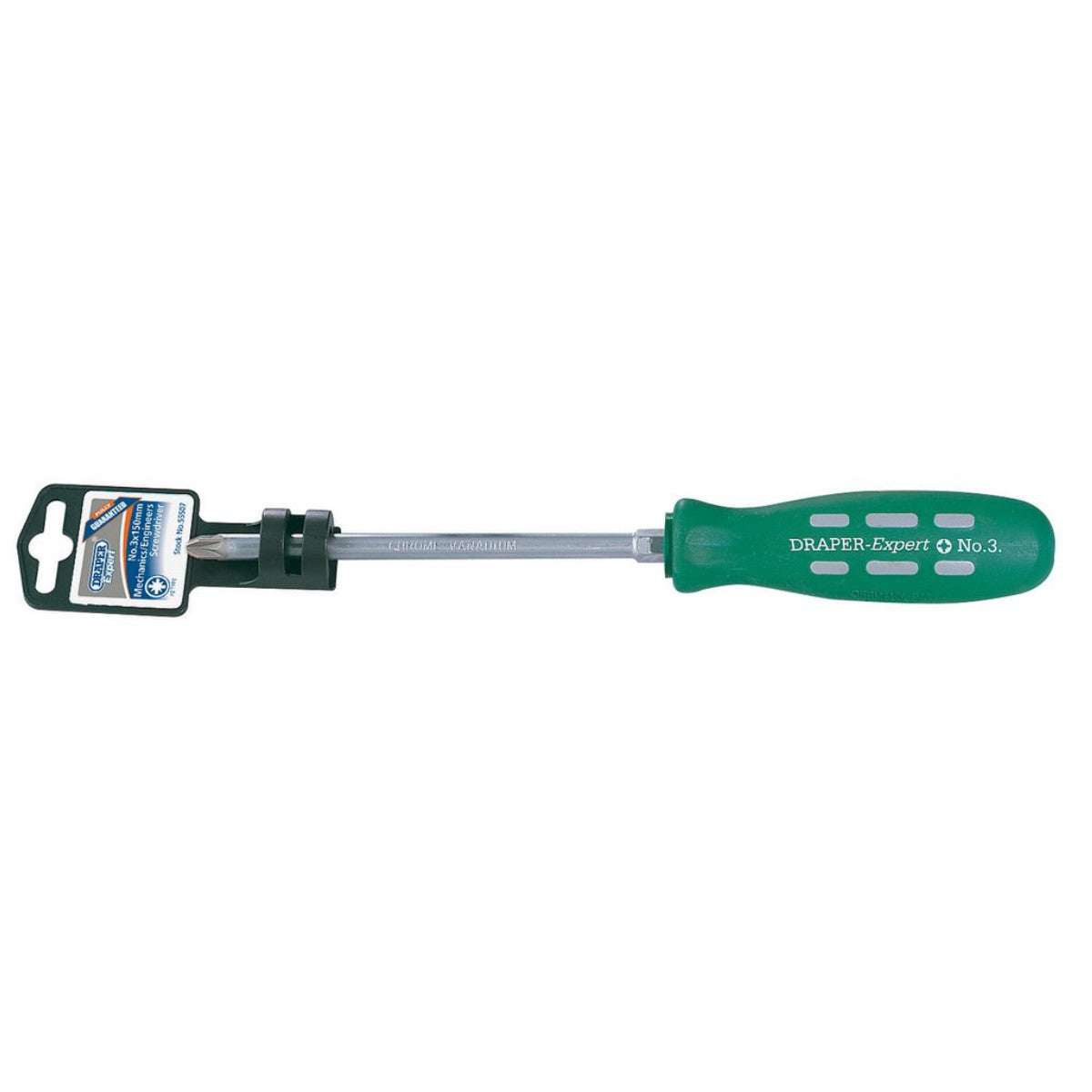 Draper Expert PZ Type Mechanics Screwdriver, No.3 x 150mm 55507