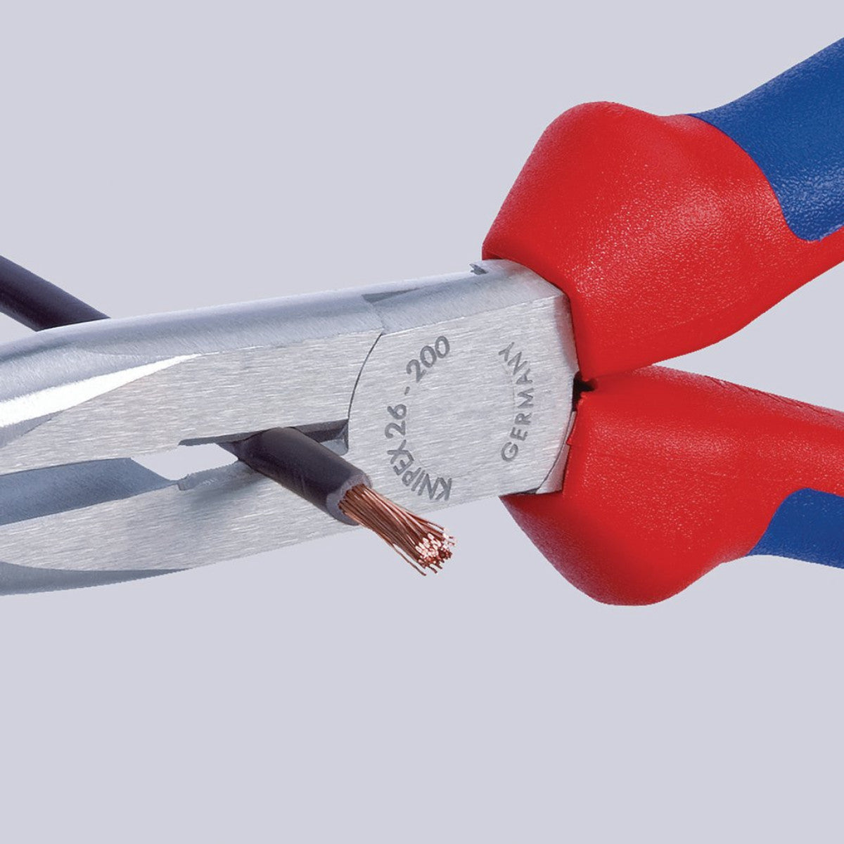 Knipex 26 11 200 SB Snipe Nose Side Cutting Pliers, 200mm 55572