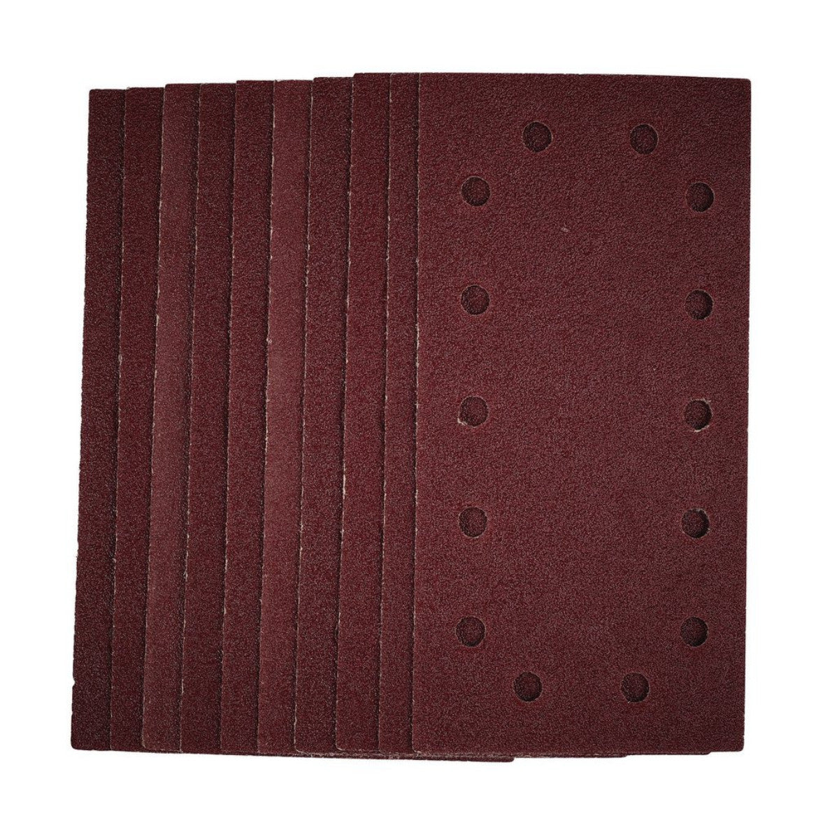 Draper 1/2 Sanding Sheets with Hook and Loop, 115 x 230mm, 40 Grit (Pack of 10) 55805
