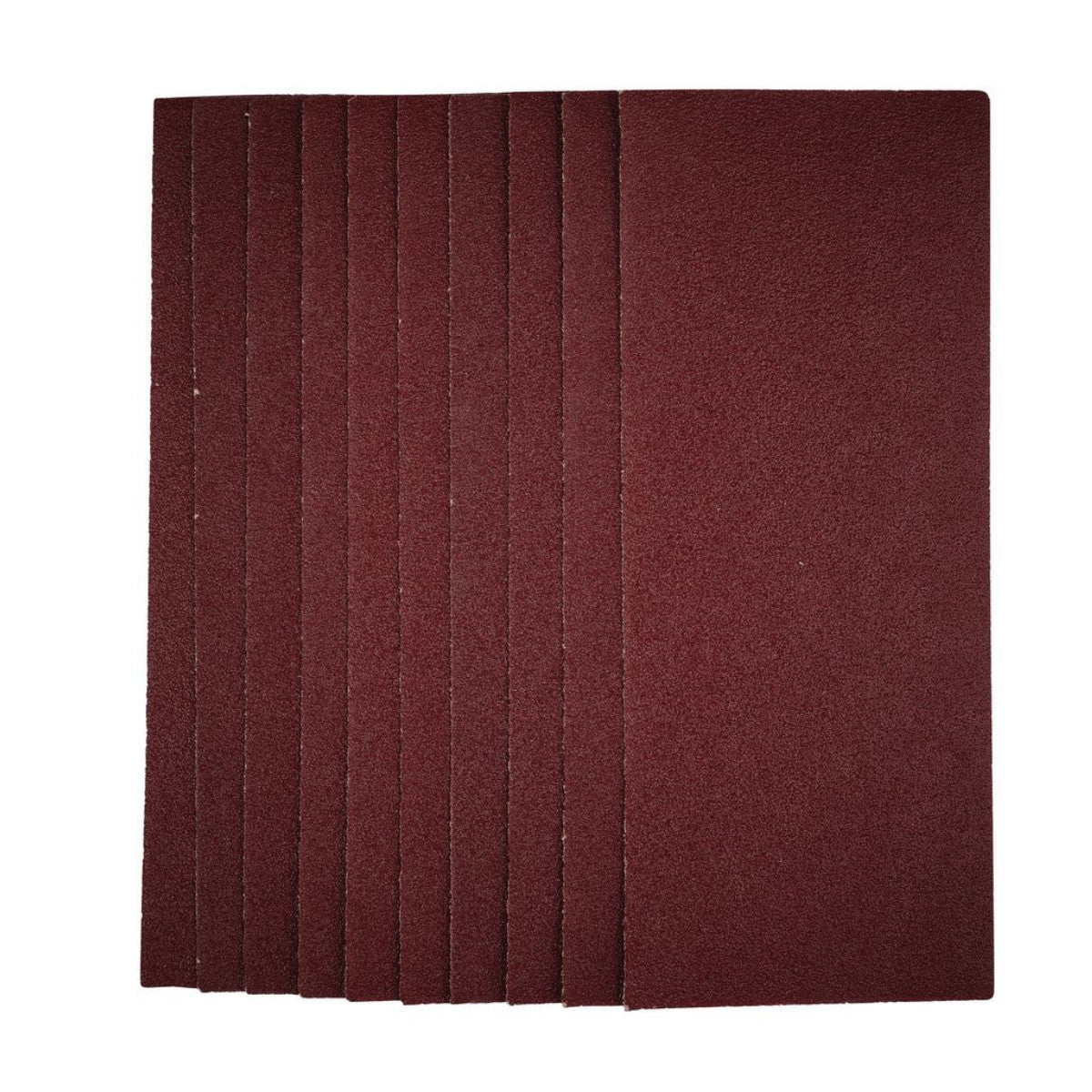 Draper 1/2 Sanding Sheets, 115 x 280mm, 40 Grit (Pack of 10) 55964