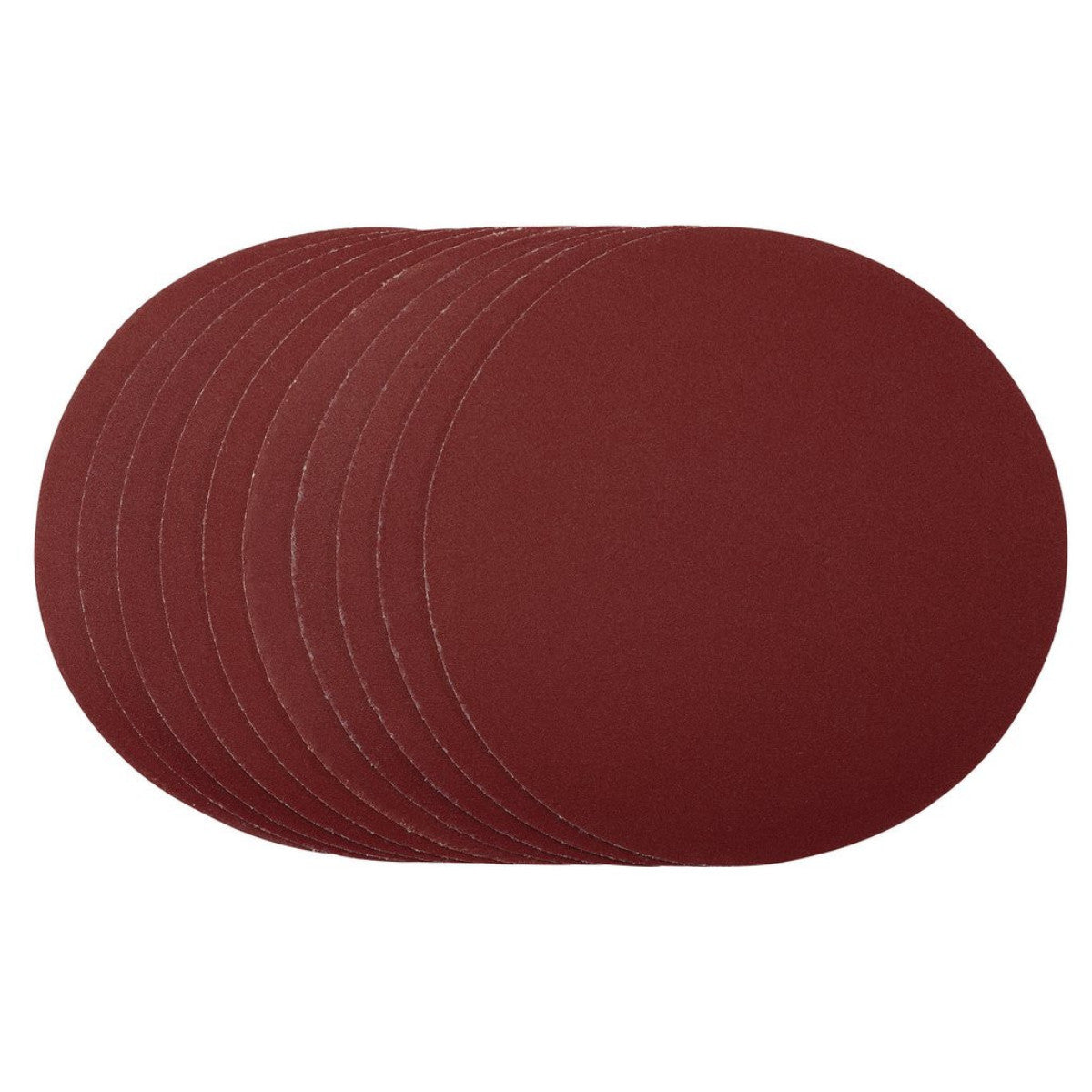 Draper Sanding Discs, 180mm, Hook & Loop, 240 Grit, (Pack of 10) 56182