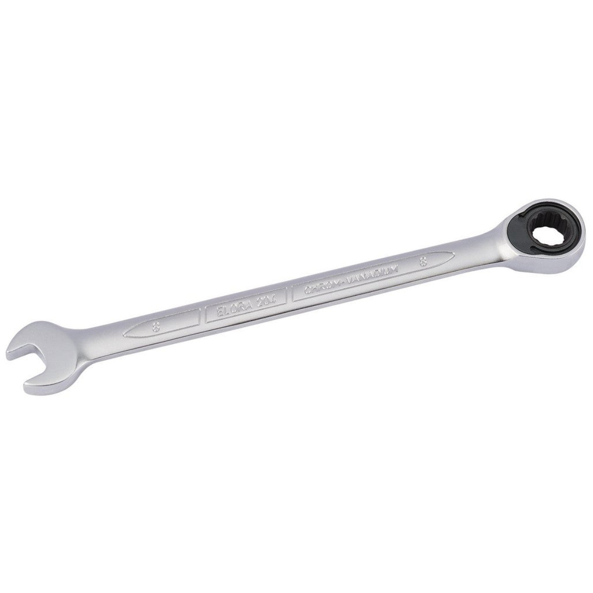 Elora Metric Ratcheting Combination Spanner, 8mm 58380