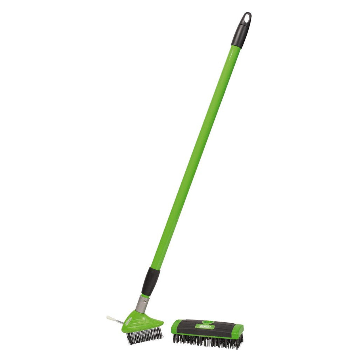 Draper Paving Brush Set with Twin Heads and Telescopic Handle 58683