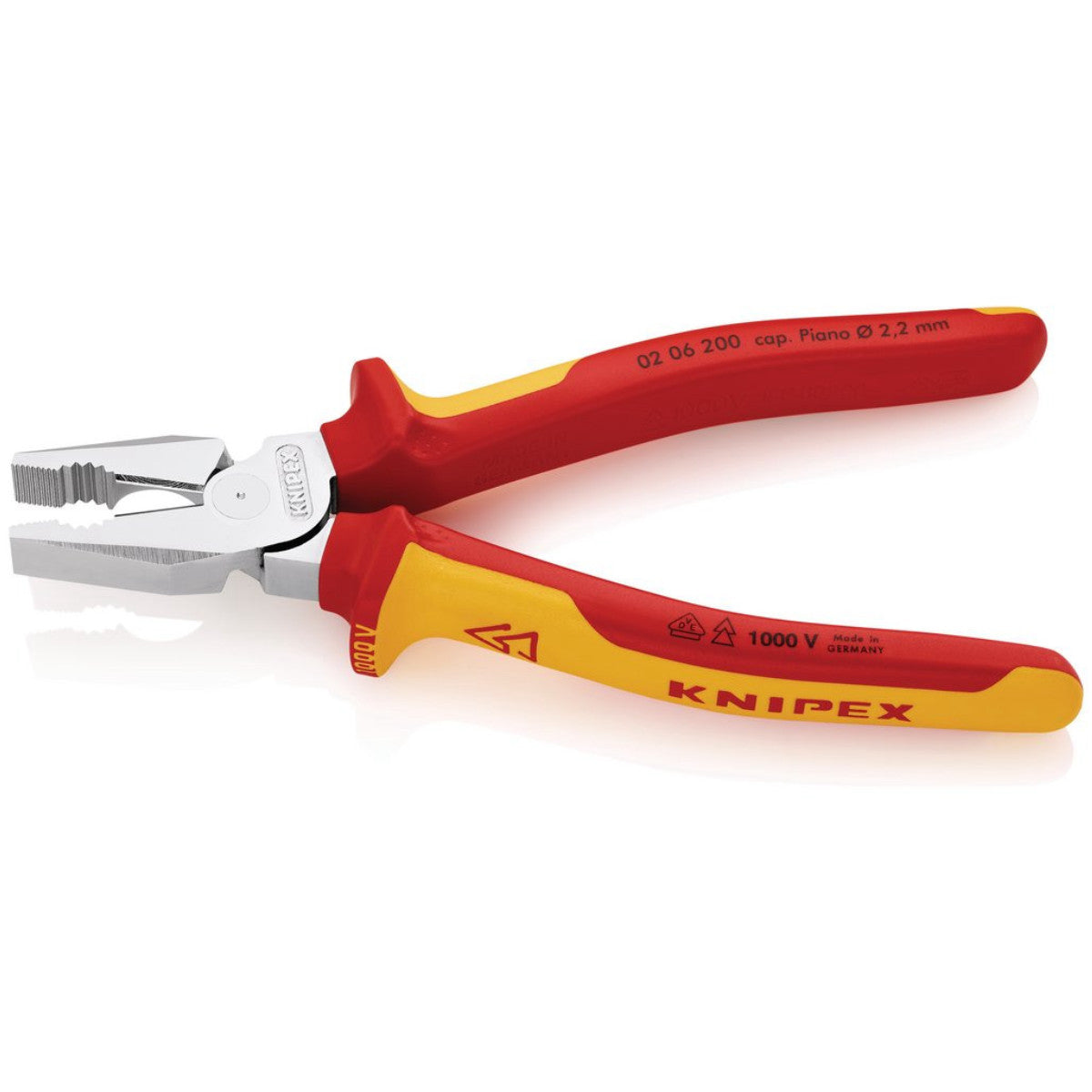 Knipex 02 06 200 VDE High Leverage Combination Pliers, 200mm 59818