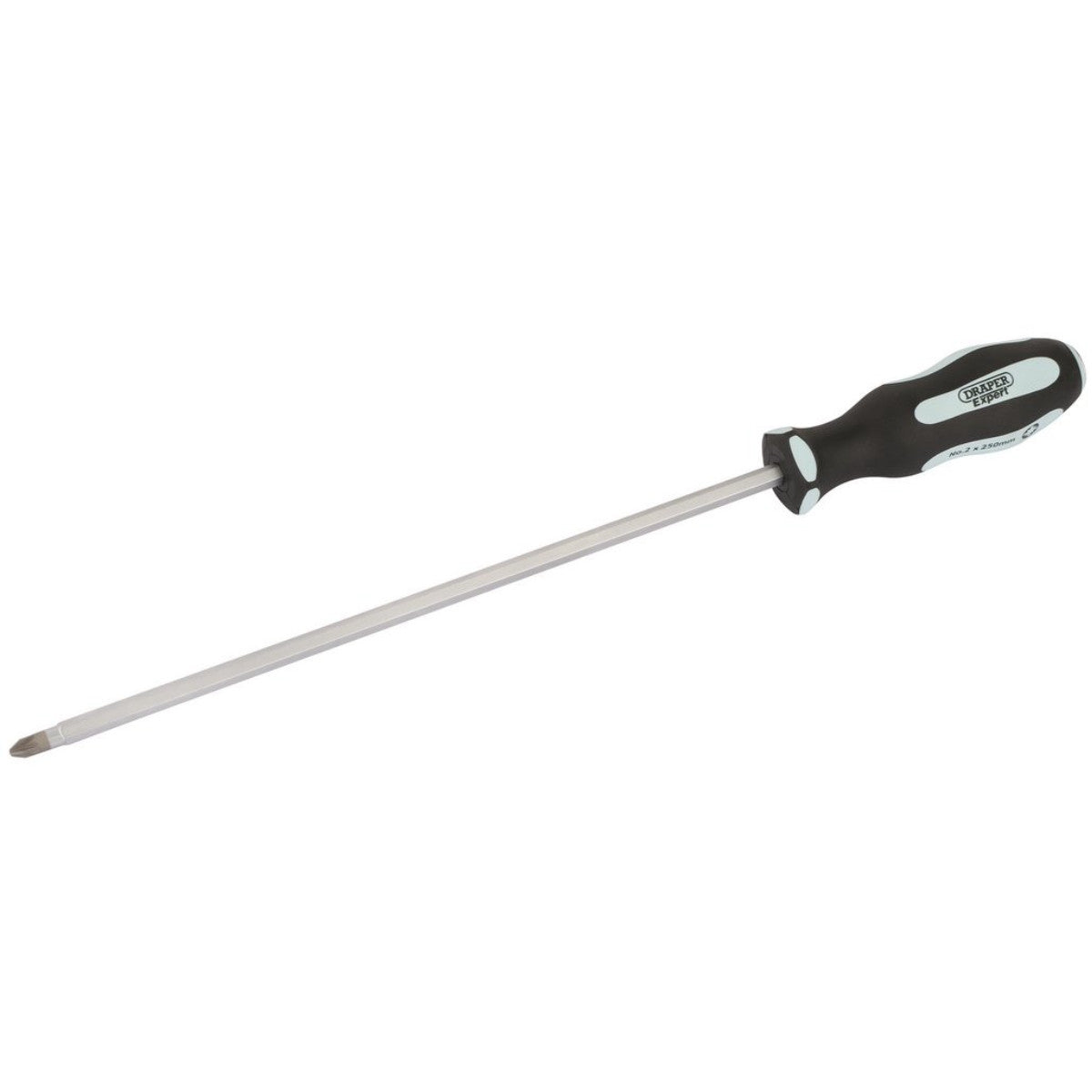 Draper Expert 'Pound Thru' PZ TYPE Soft Grip Screwdriver, No.2 x 250mm 63596
