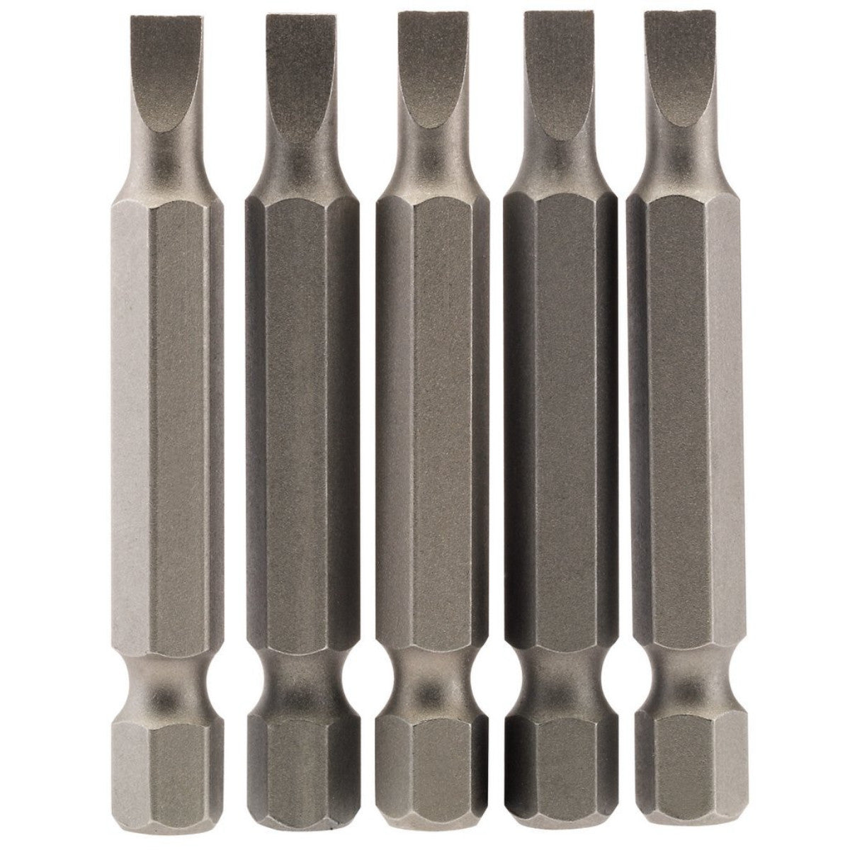 Draper Plain Slot Insert Bit, 4.5mm, 1/4" Hex, 50mm Long (Pack of 5) 64270