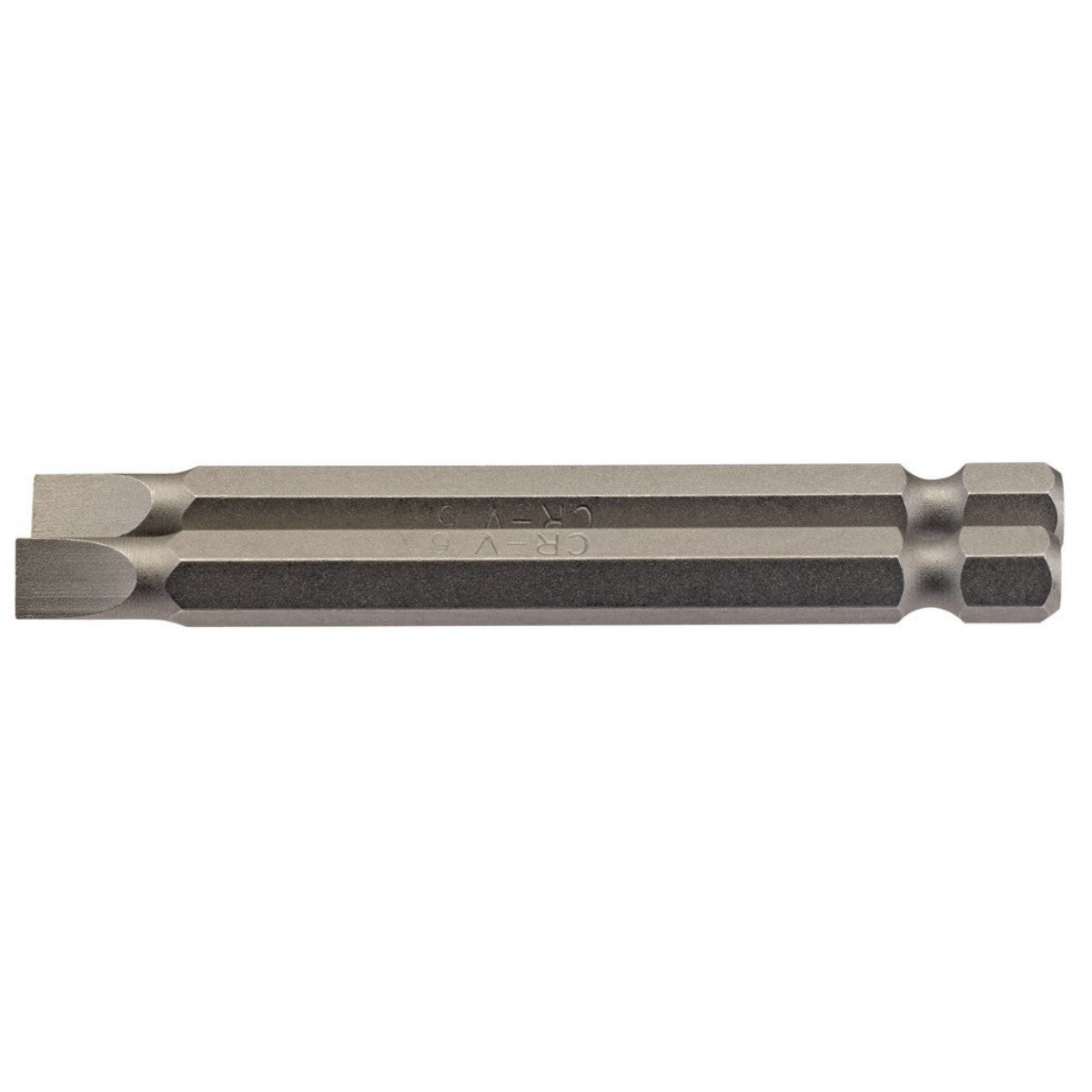 Draper Plain Slot Insert Bit, 6mm, 1/4" Hex, 75mm Long (Pack of 2) 64308