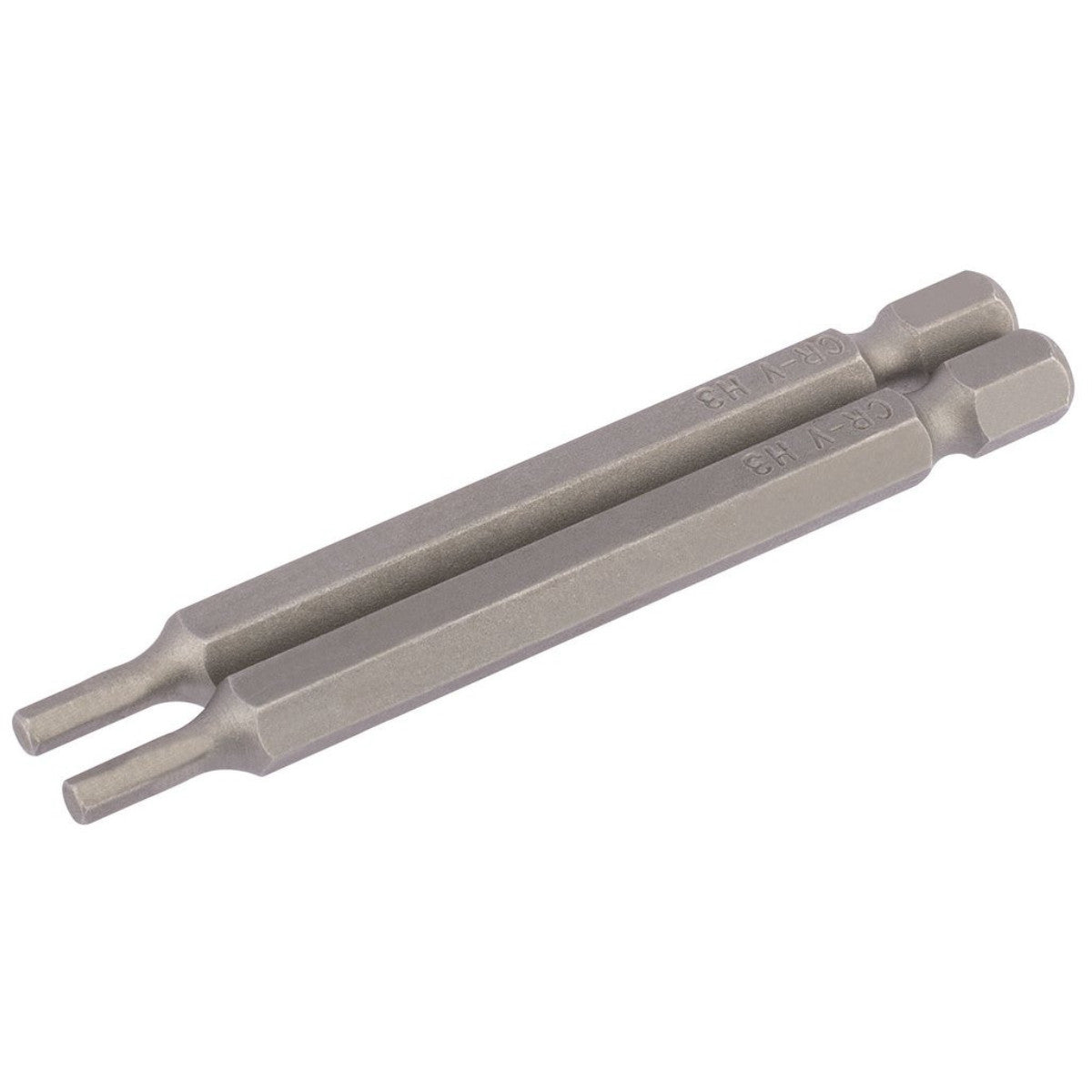 Draper Hexagonal Insert Bit, 3mm, 1/4" Hex, 75mm Long (Pack of 2) 64320