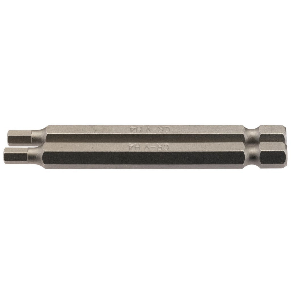 Draper Hexagonal Insert Bit, 4mm, 1/4" Hex, 75mm Long (Pack of 2) 64321