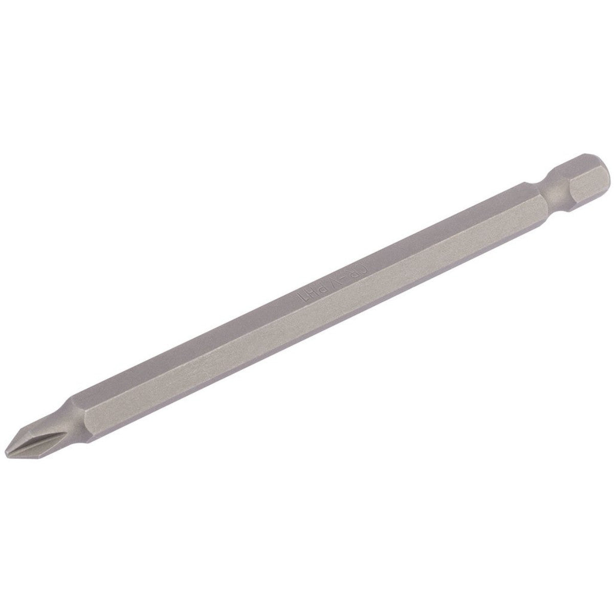 Draper Cross Slot Insert Bit, 1/4" Hex, 100mm Long, No.1 (Pack of 1) 64364