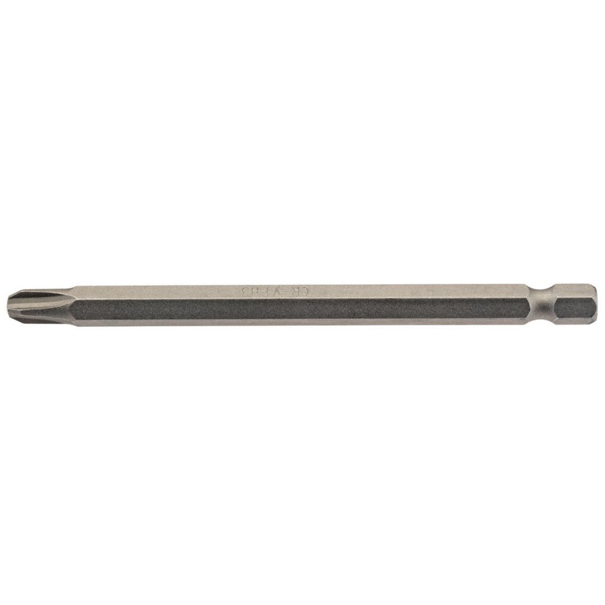 Draper Cross Slot Insert Bit, 1/4" Hex, 100mm Long, No.3 (Pack of 1) 64366