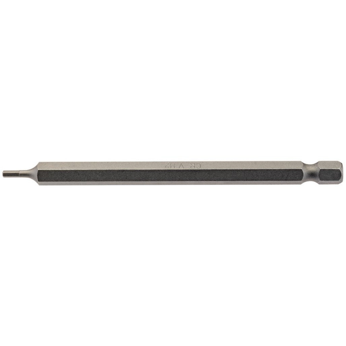 Draper Hexagonal Insert Bit, 2mm, 1/4" Hex, 100mm Long (Pack of 1) 64370