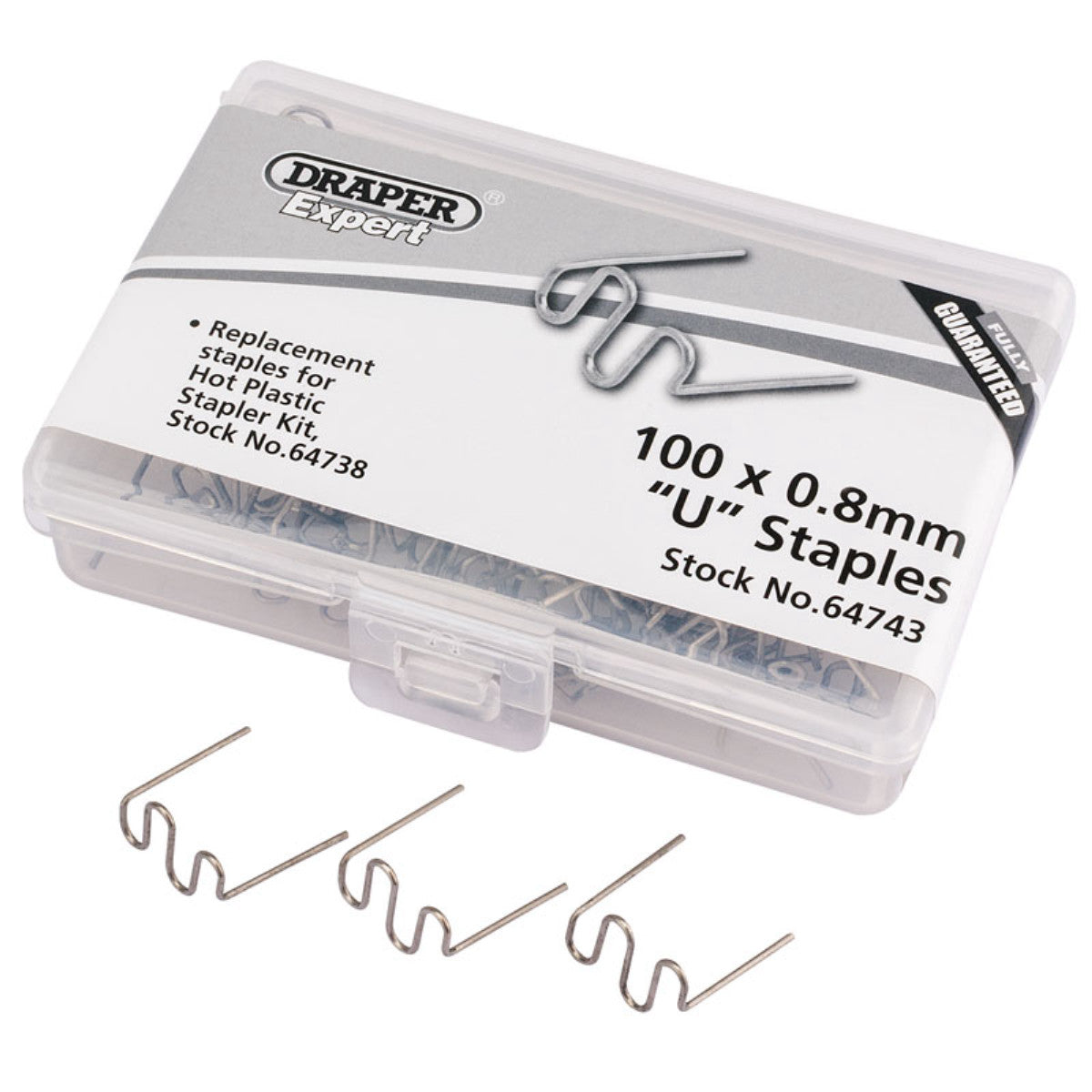 Draper Expert 0.8MM U Staples 64743