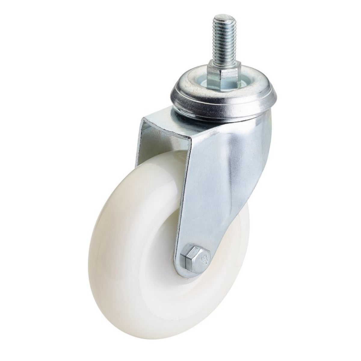 Draper Swivel Bolt Fixing Nylon Wheel, 100mm Diameter, S.W.L. 125kg 65505