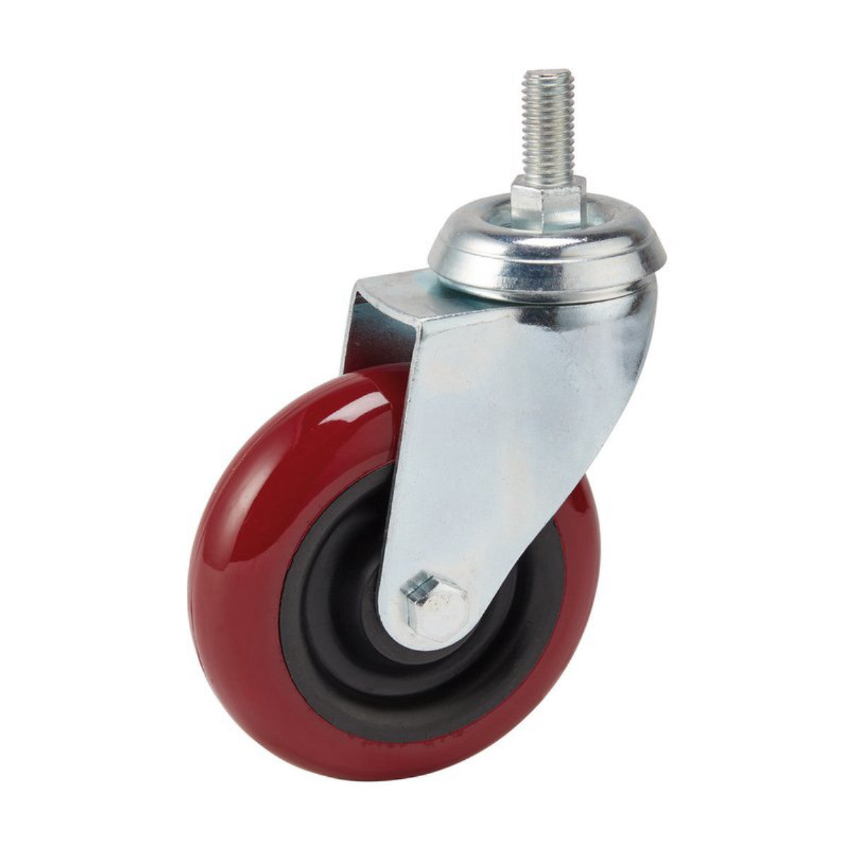 Draper Swivel Bolt Fixing Polyurethane Wheel, 100mm Diameter, S.W.L. 125kg 65520