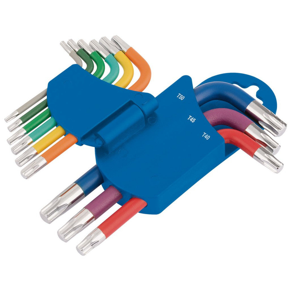Draper Expert TX-STAR Metric Coloured Short Arm Key Set (9 Piece) 66135