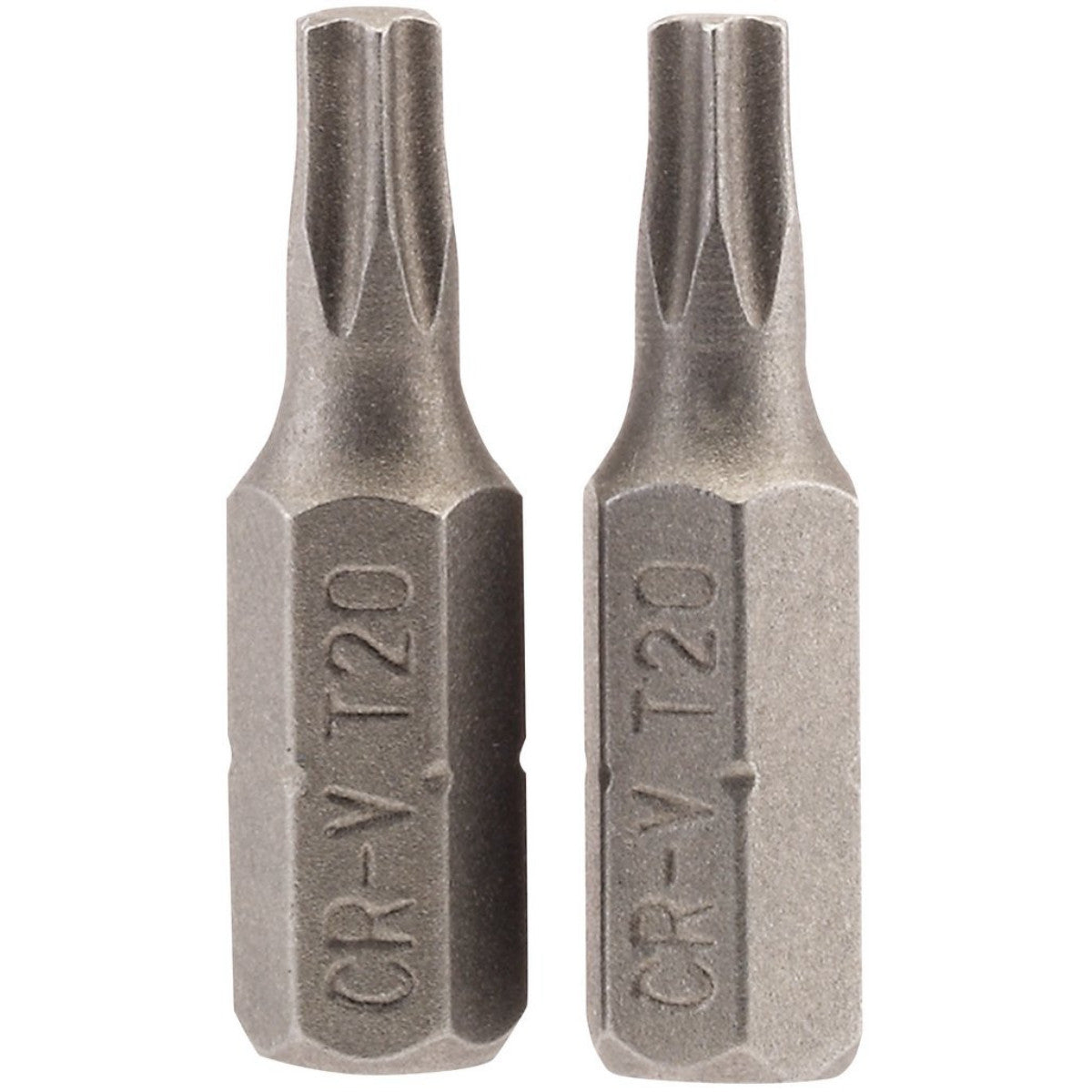 Draper TX-STAR Insert Bit, 1/4" Hex, 25mm Long, T20 (Pack of 2) 66430