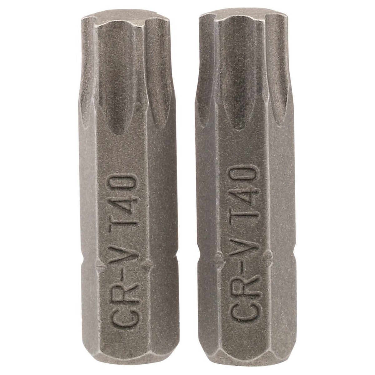 Draper TX-STAR Insert Bit, 1/4" Hex, 25mm Long, T40 (Pack of 2) 66437