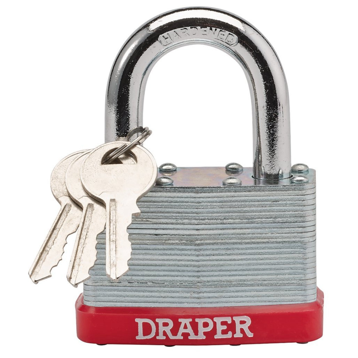 Draper Redline Laminated Steel Padlock, 65mm 68807