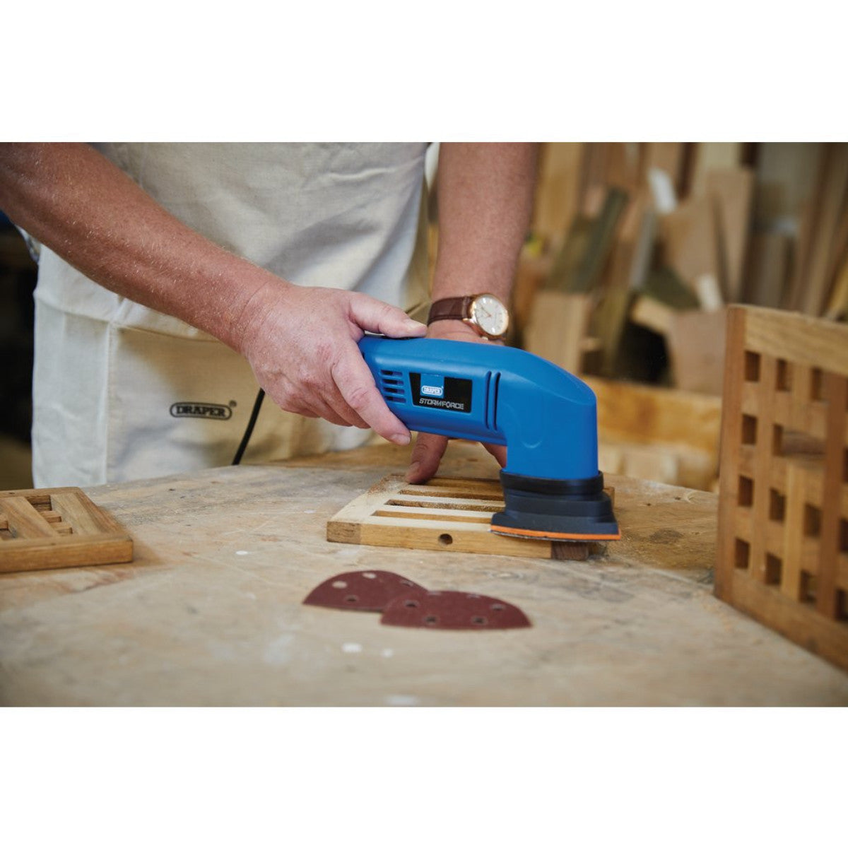 Draper Storm Force 230V Tri-Base Sander, 280W 69039