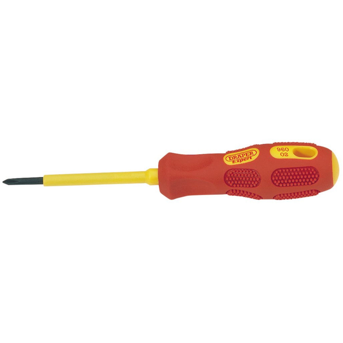 Draper Expert VDE Approved Fully Insulated Cross Slot Screwdriver, No.0 x 60mm (Sold Loose) 69224