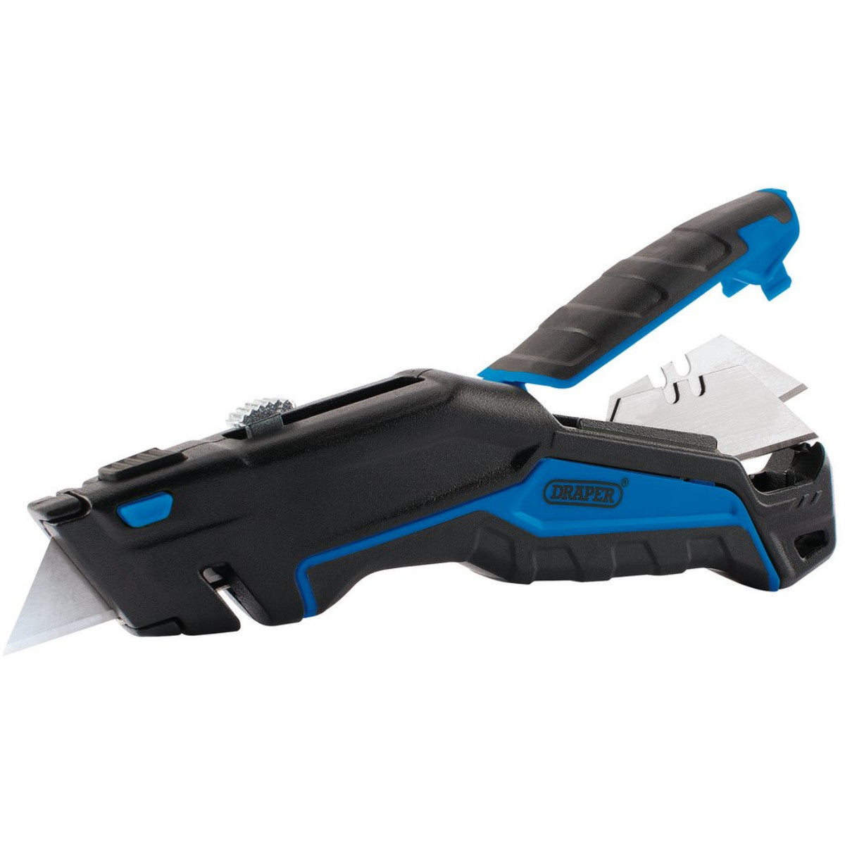 Draper Retractable Trimming Knife with Blade Storage and x 3 Blades 70363