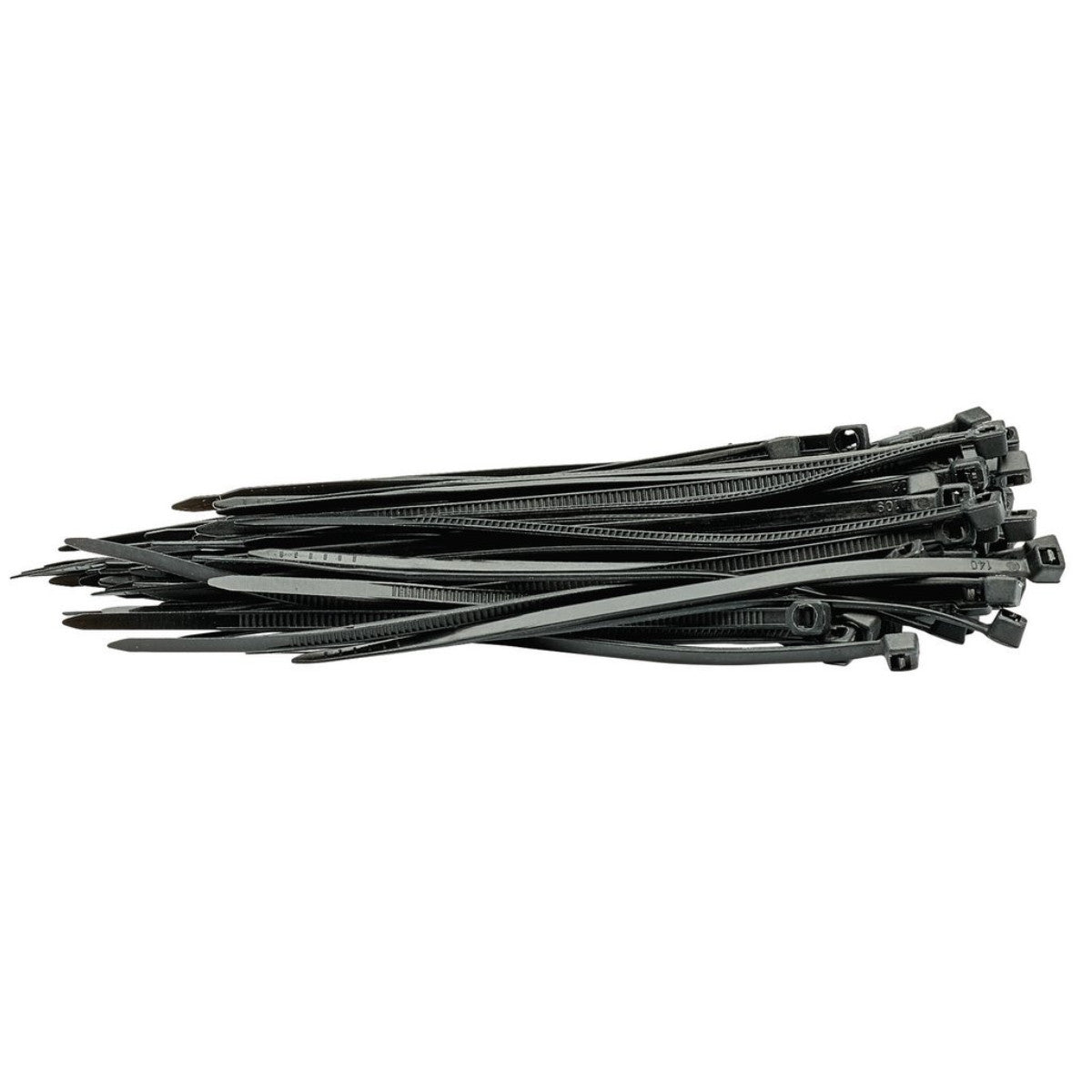 Draper Cable Ties, 2.5 x 100mm, Black (Pack of 100) 70389