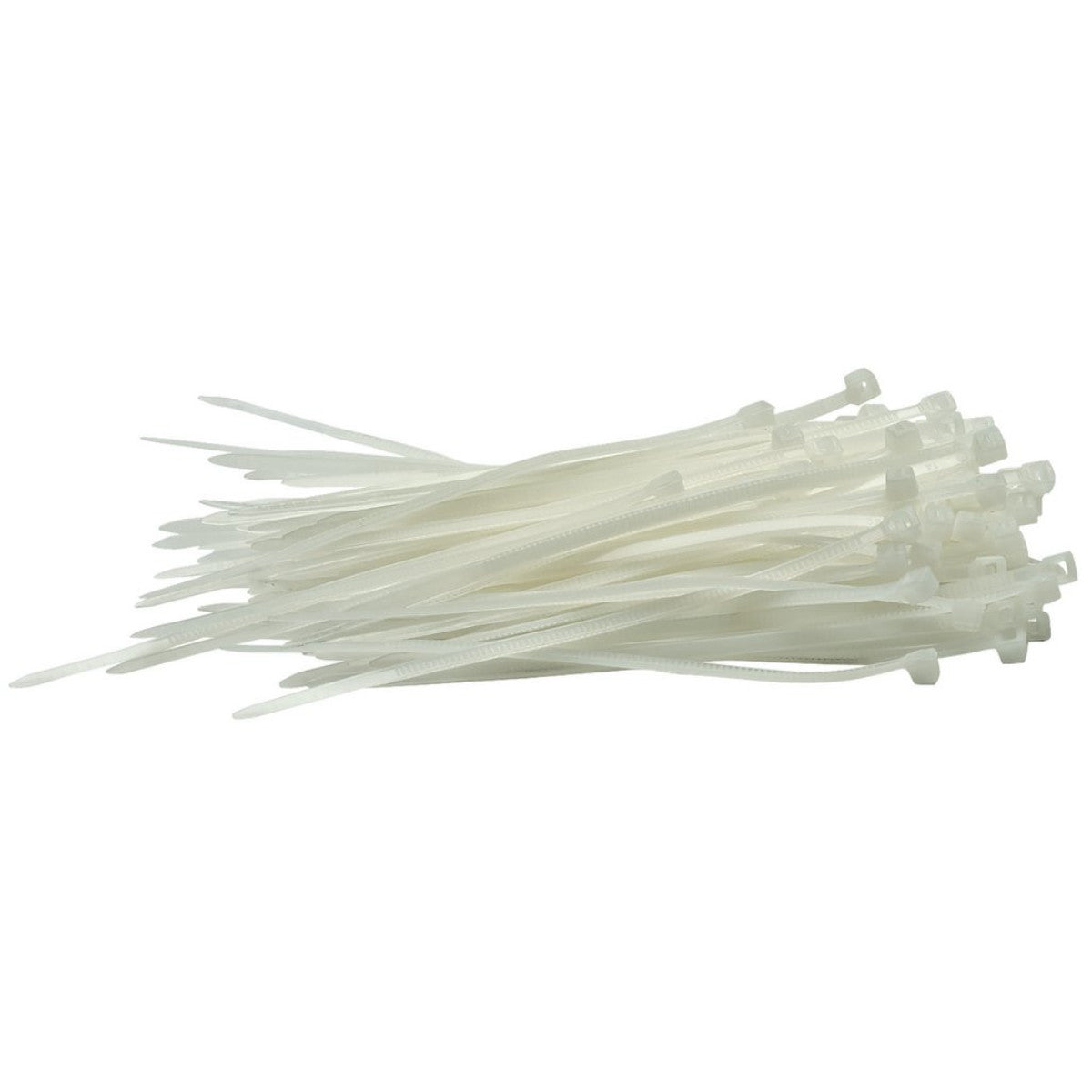 Draper Cable Ties, 2.5 x 100mm, White (Pack of 100) 70390