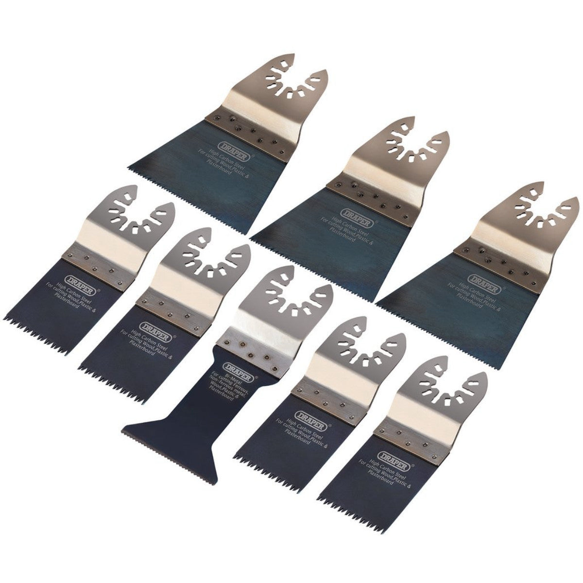 Draper Oscillating Multi-Tool Blade Set (8 Piece) 70483