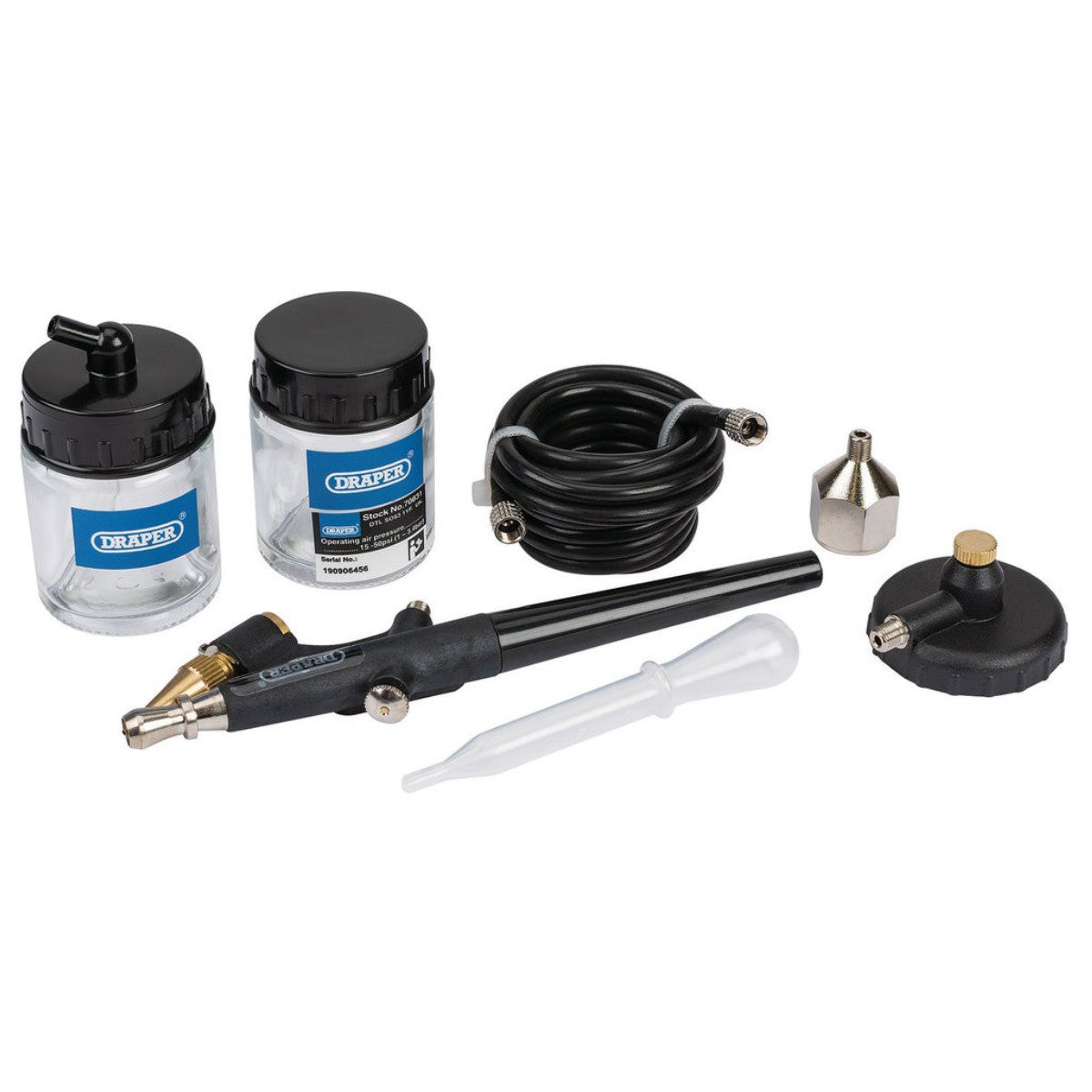 Draper Air Brush Kit (7 Piece) 70831