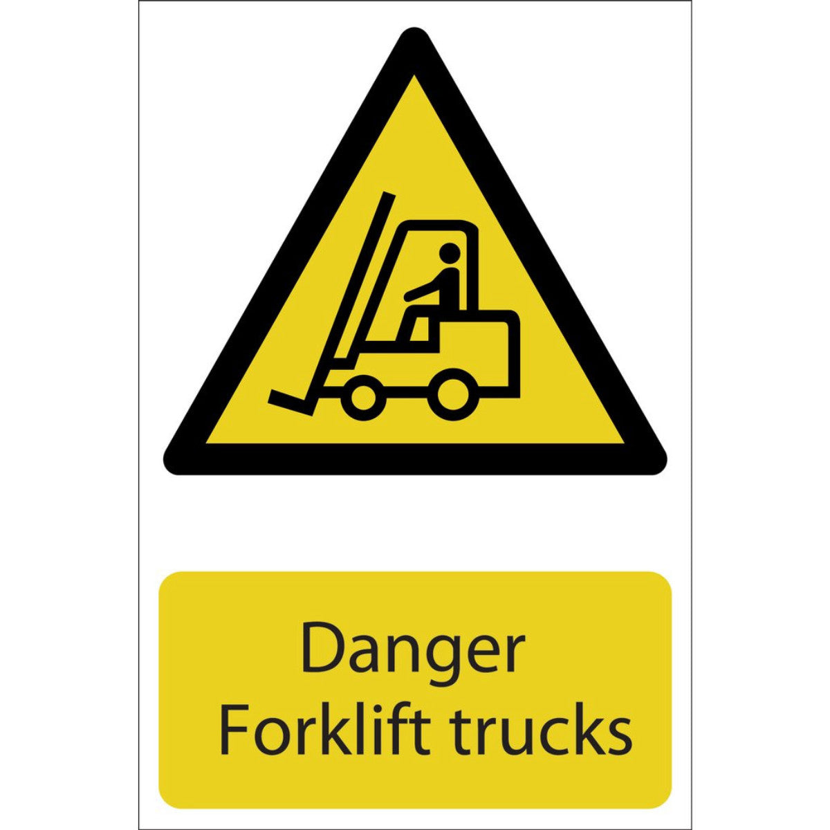 Draper Danger Forklift Trucks 72360