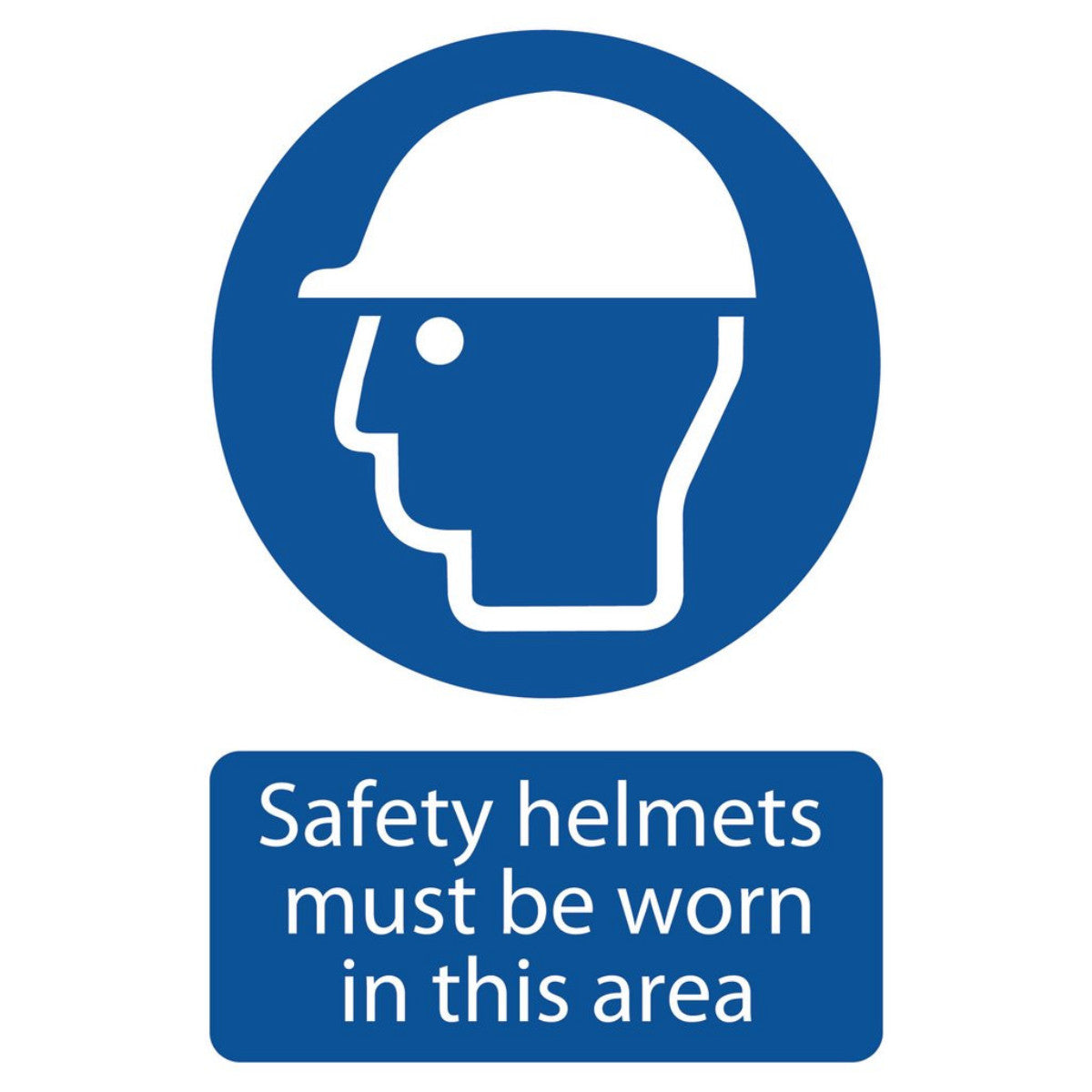 Draper Safety Helmet Must Be Worn 72869