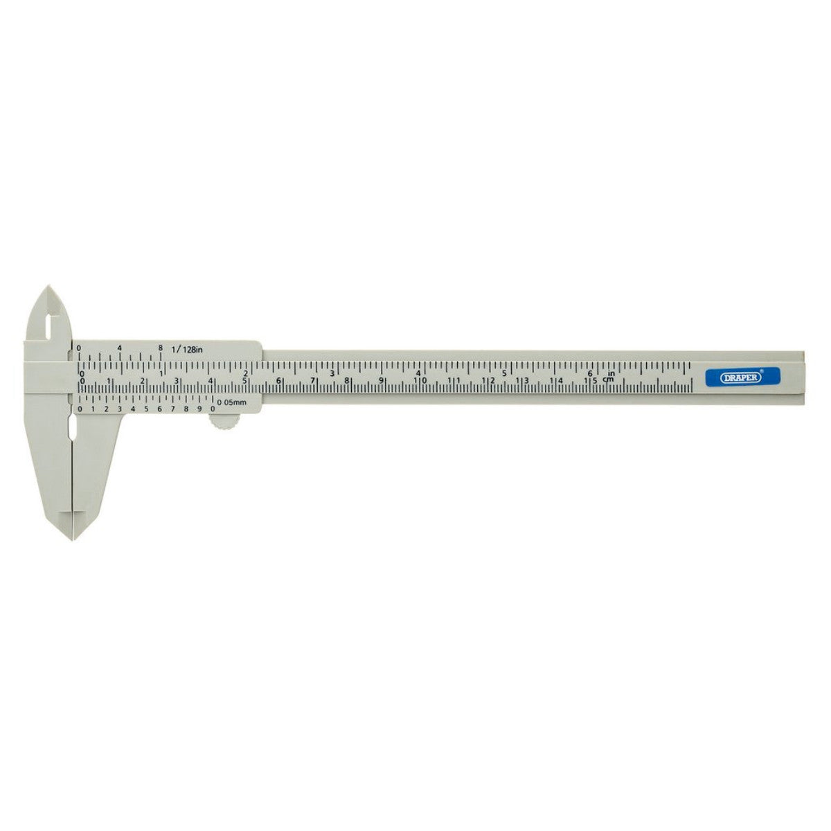 Draper Plastic Vernier Caliper, 0 - 150mm or 6" 73863