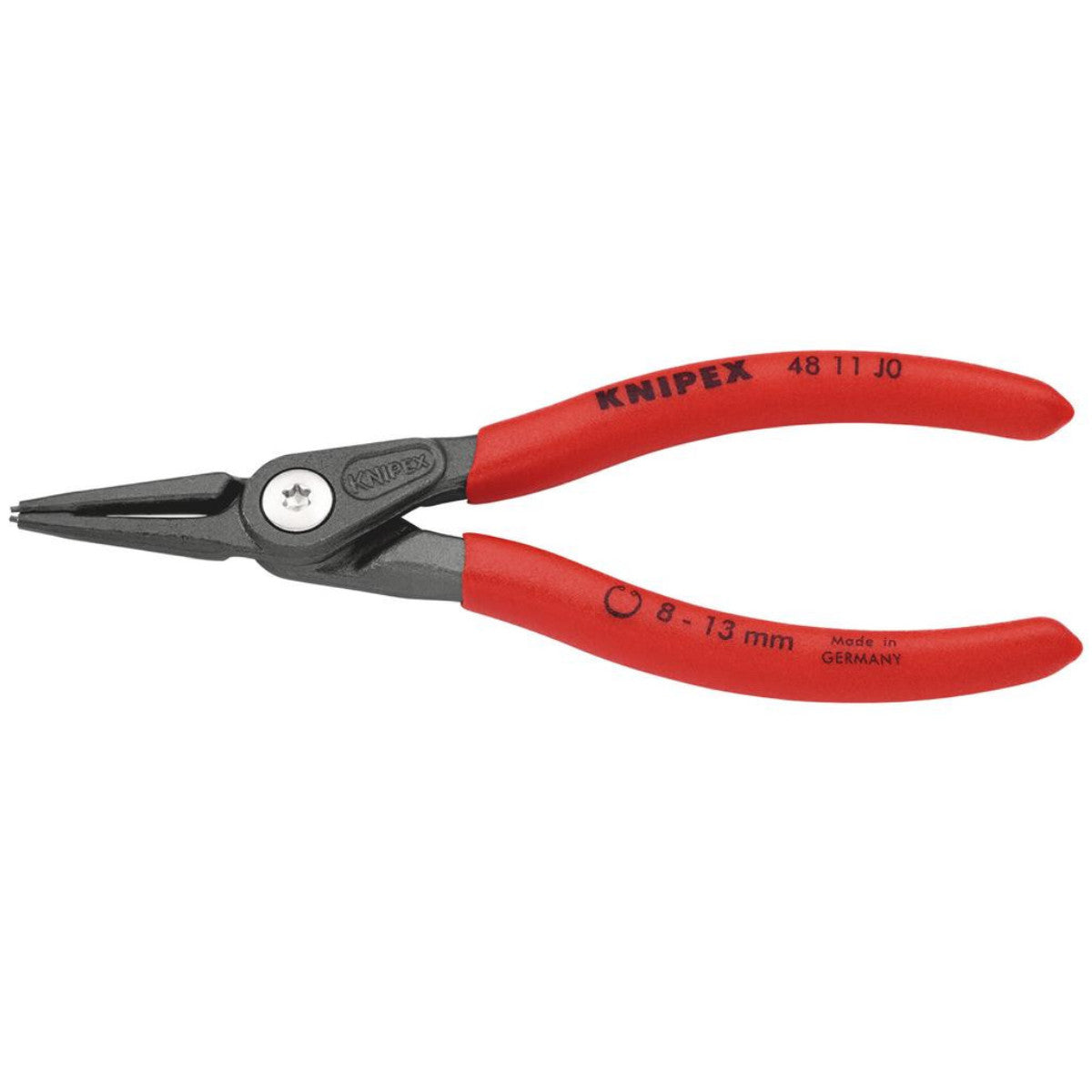 Knipex 48 11 J0 SB Precision Circlip Pliers For Internal Circlips In Bore Holes, 140mm 75077