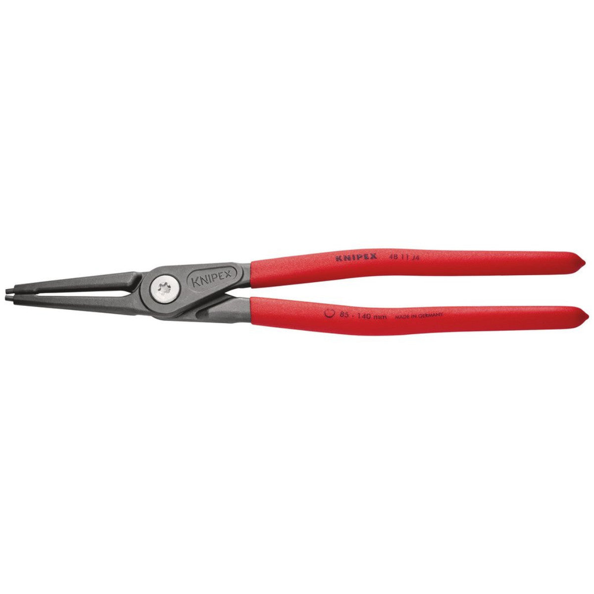 Knipex 48 11 J4 SB Precision Circlip Pliers For Internal Circlips In Bore Holes, 320mm 75081