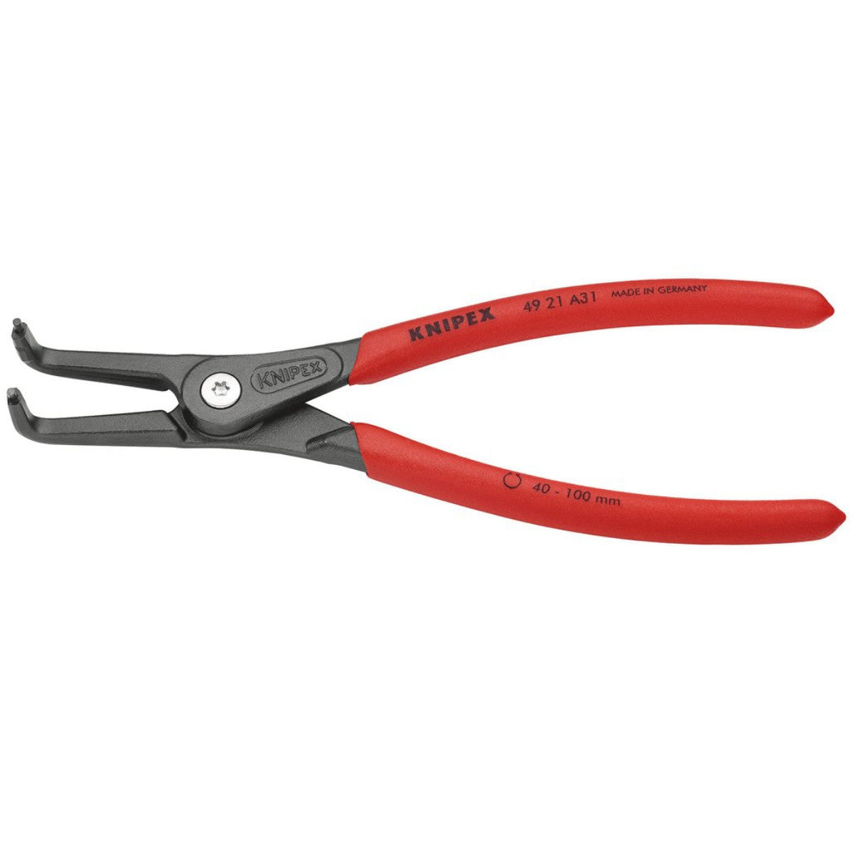 Knipex 49 21 A31 90° External Straight Tip Circlip Pliers, 210mm 75096