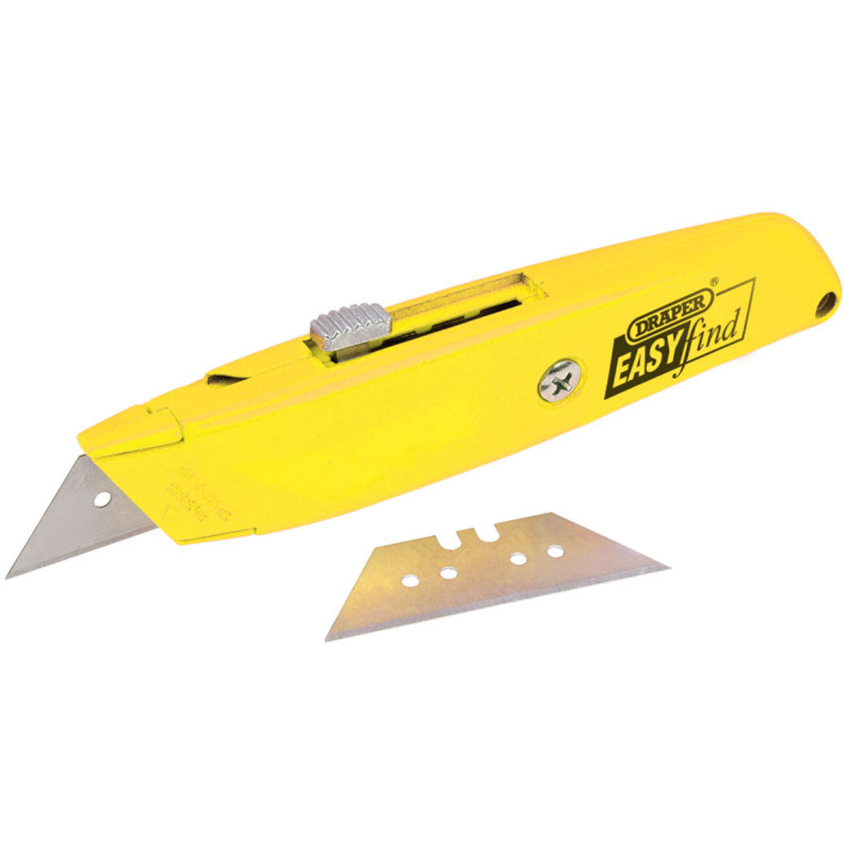 Draper Easy Find Retractable Trimming Knife with 2 x Blades 75285