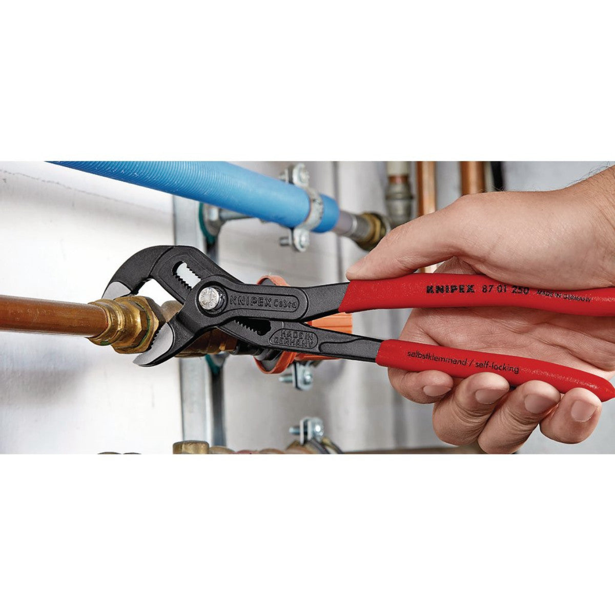 Knipex 87 01 250 Cobra High-Tech Water Pump Pliers, 250mm 75357