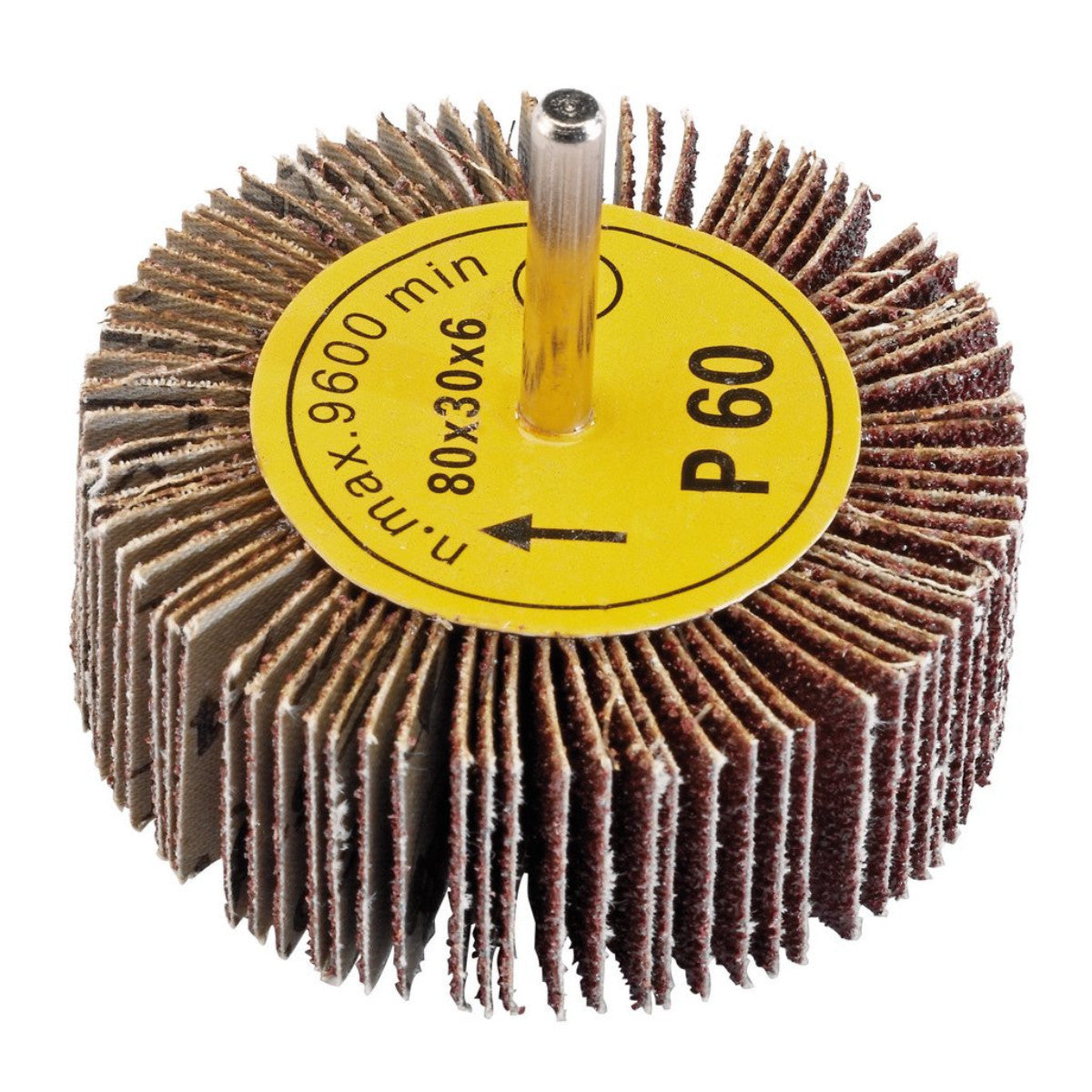 Draper Abrasive Flap Wheel, 80 x 30mm, 60 Grit 76468