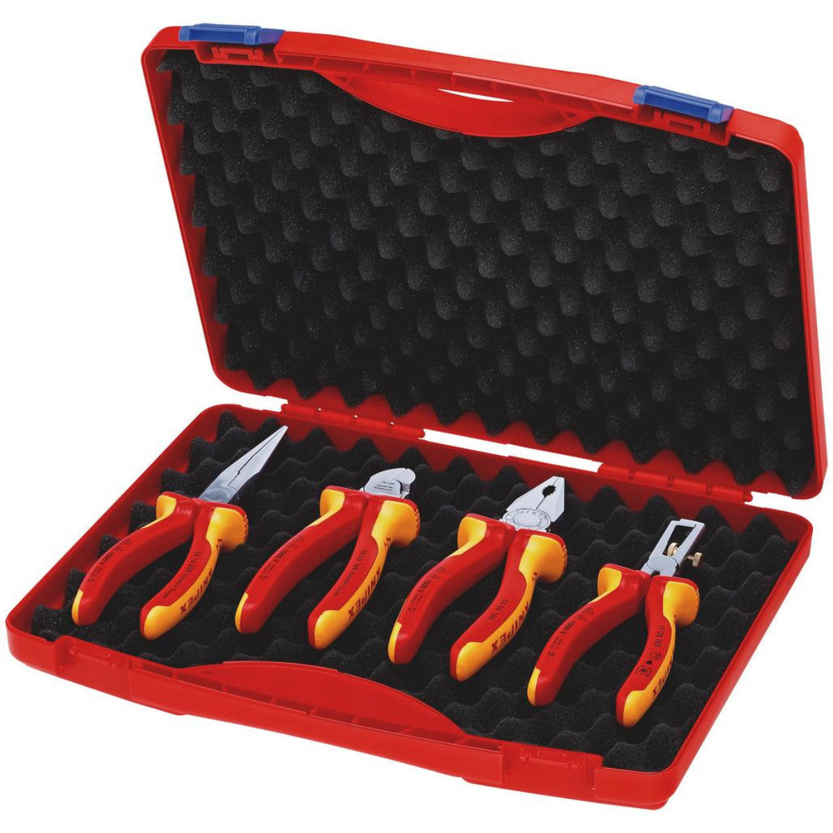 Knipex 00 20 15 "RED" Electric Set 1 Tool Box 76798