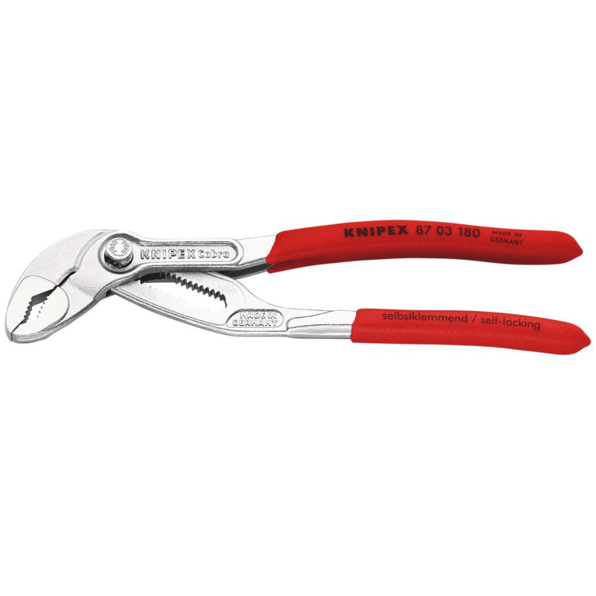Knipex 87 03 180 Cobra High-Tech Water Pump Pliers, 180mm 77903