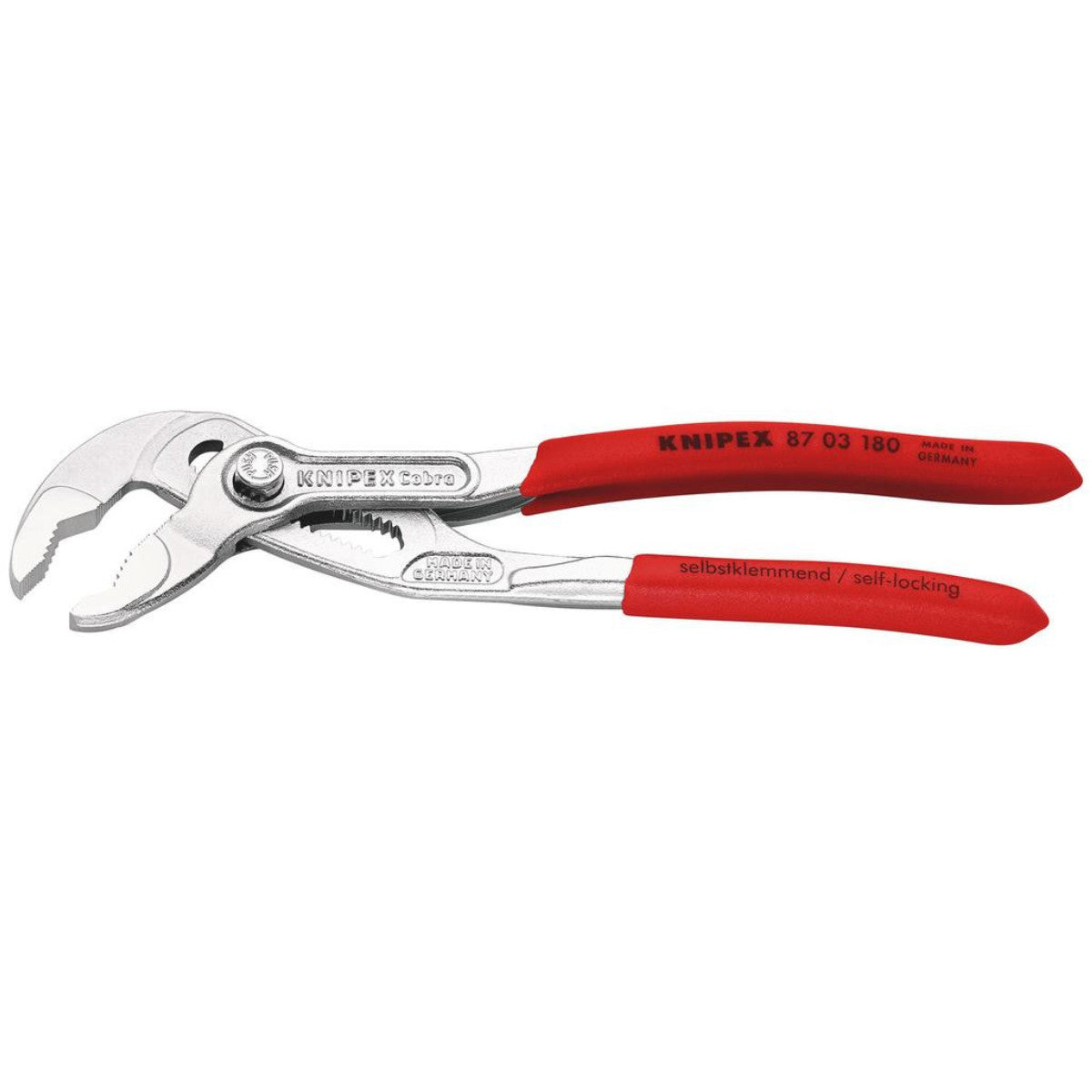 Knipex 87 03 180 Cobra High-Tech Water Pump Pliers, 180mm 77903