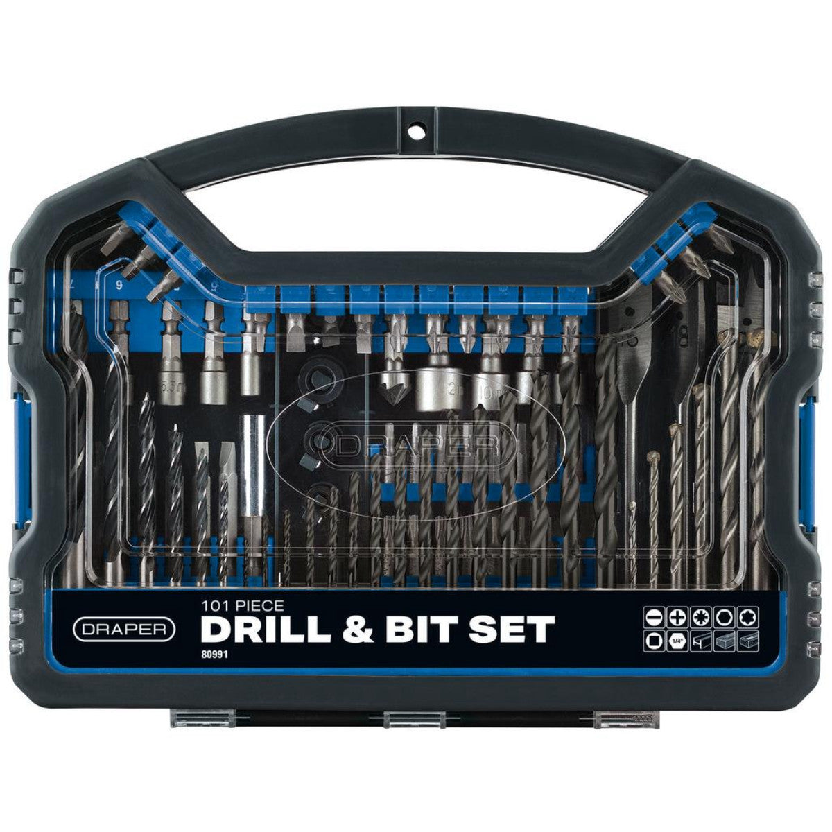 Draper Drill Bit and Accessory Kit (101 Piece) 80991