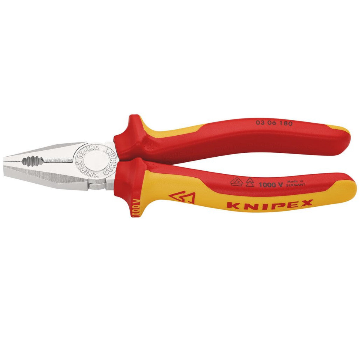 Knipex 03 06 180 VDE Combination Pliers, 180mm 81204