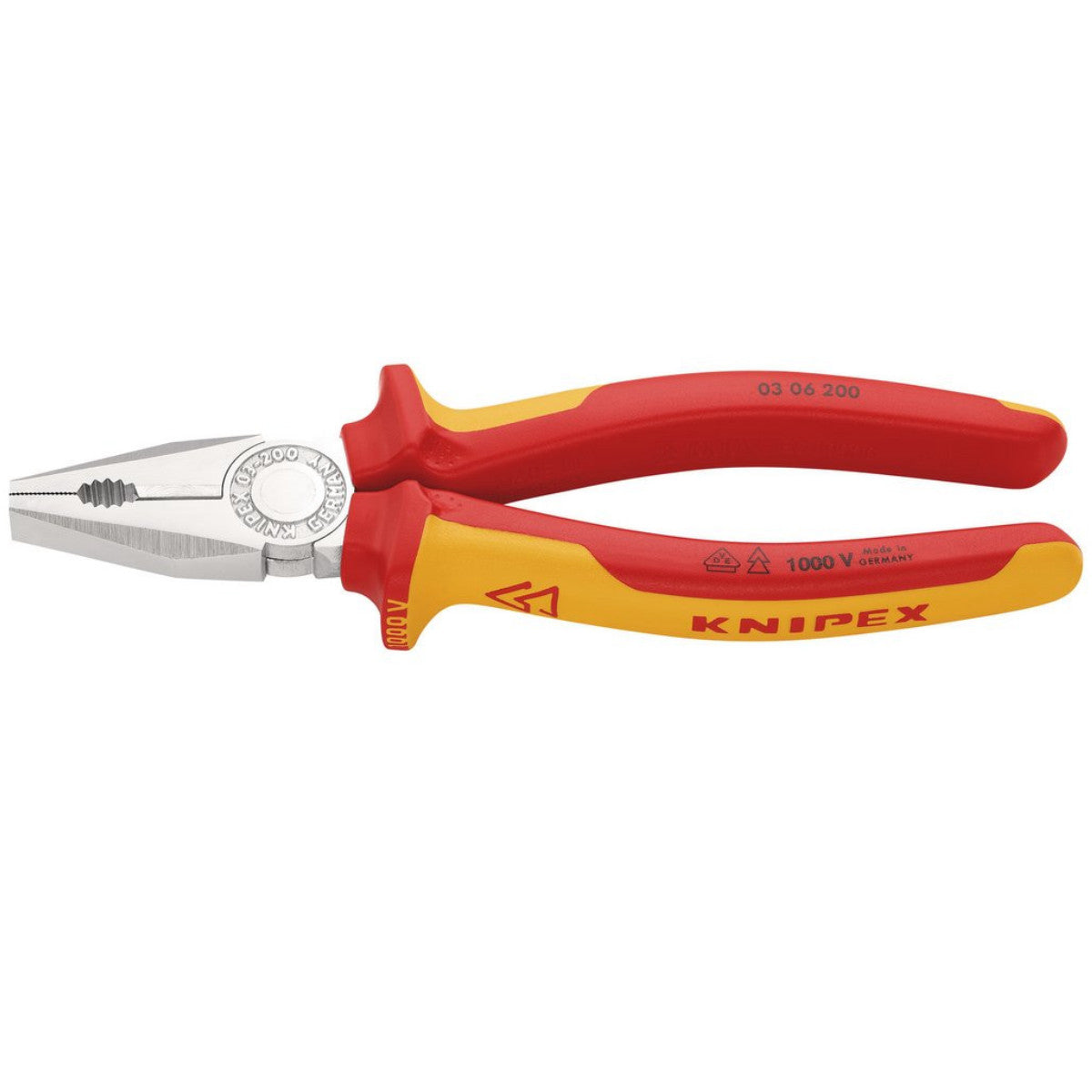 Knipex 03 06 200 SBE VDE Combination Pliers, 200mm 81212