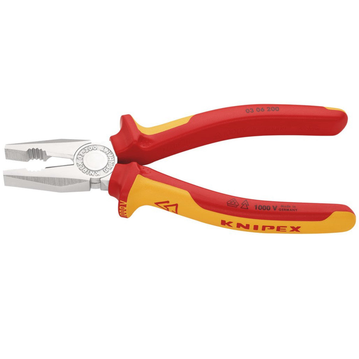 Knipex 03 06 200 SBE VDE Combination Pliers, 200mm 81212