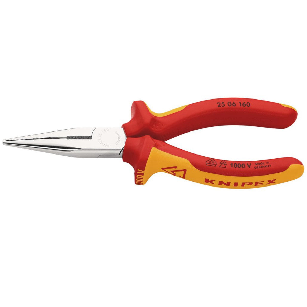 Knipex 25 06 160 SBE Snipe Nose Side Cutting Pliers, 160mm 81238