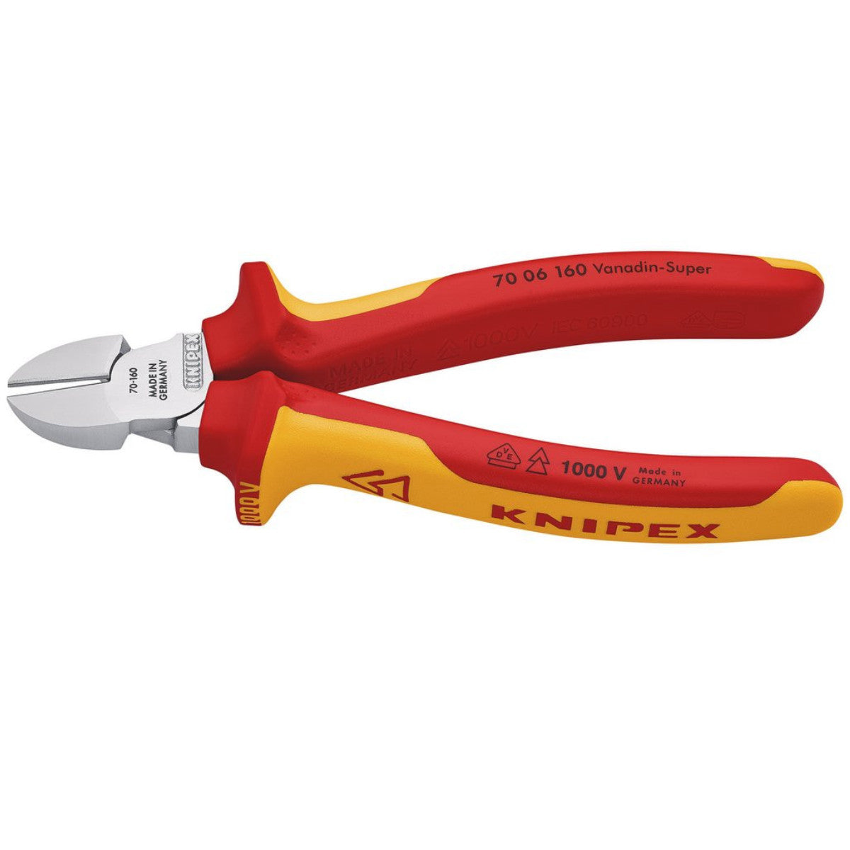 Knipex 70 06 160 VDE Diagonal Cutter,160mm 81262